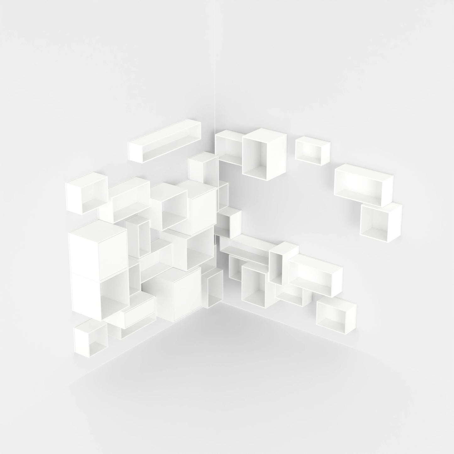 Étagère d'angle RK259 par le haut