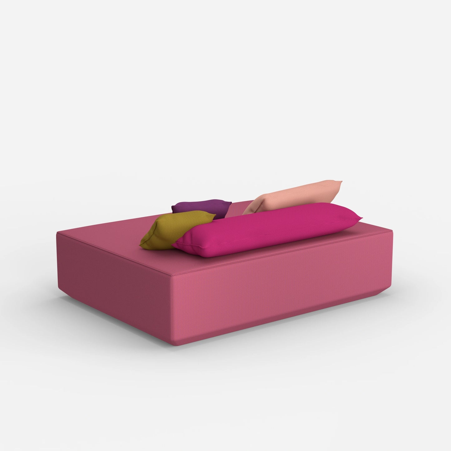 Grand pouf de derrière