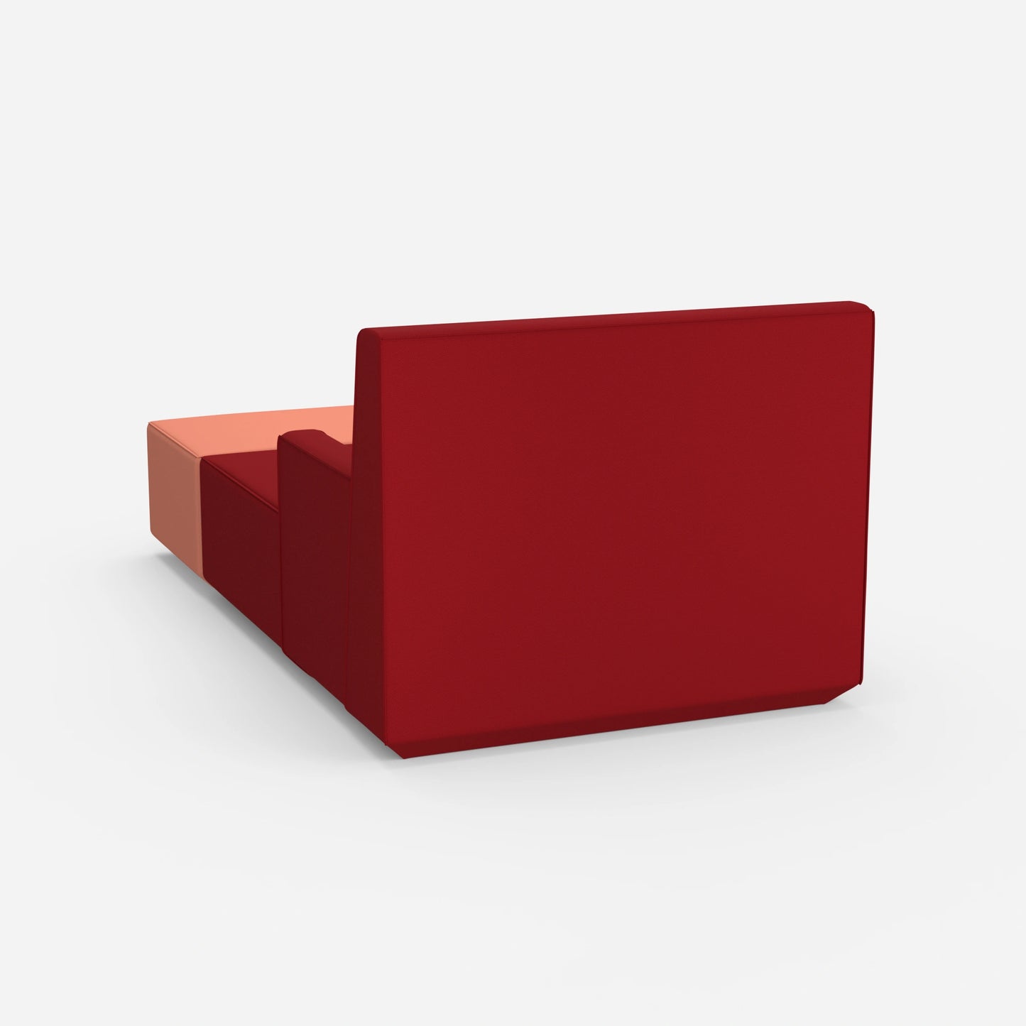 Récamière moderne pour dormir 120 cm de large de l'arrière