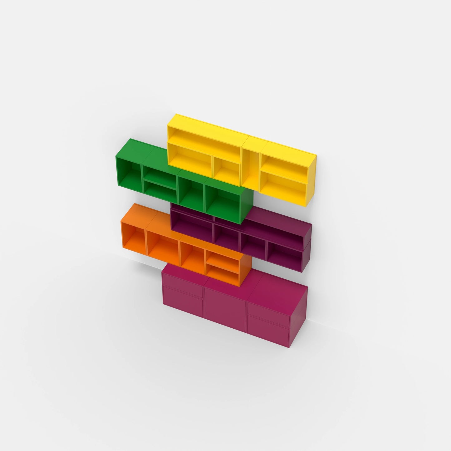 Étagère modulable RK086 par le haut