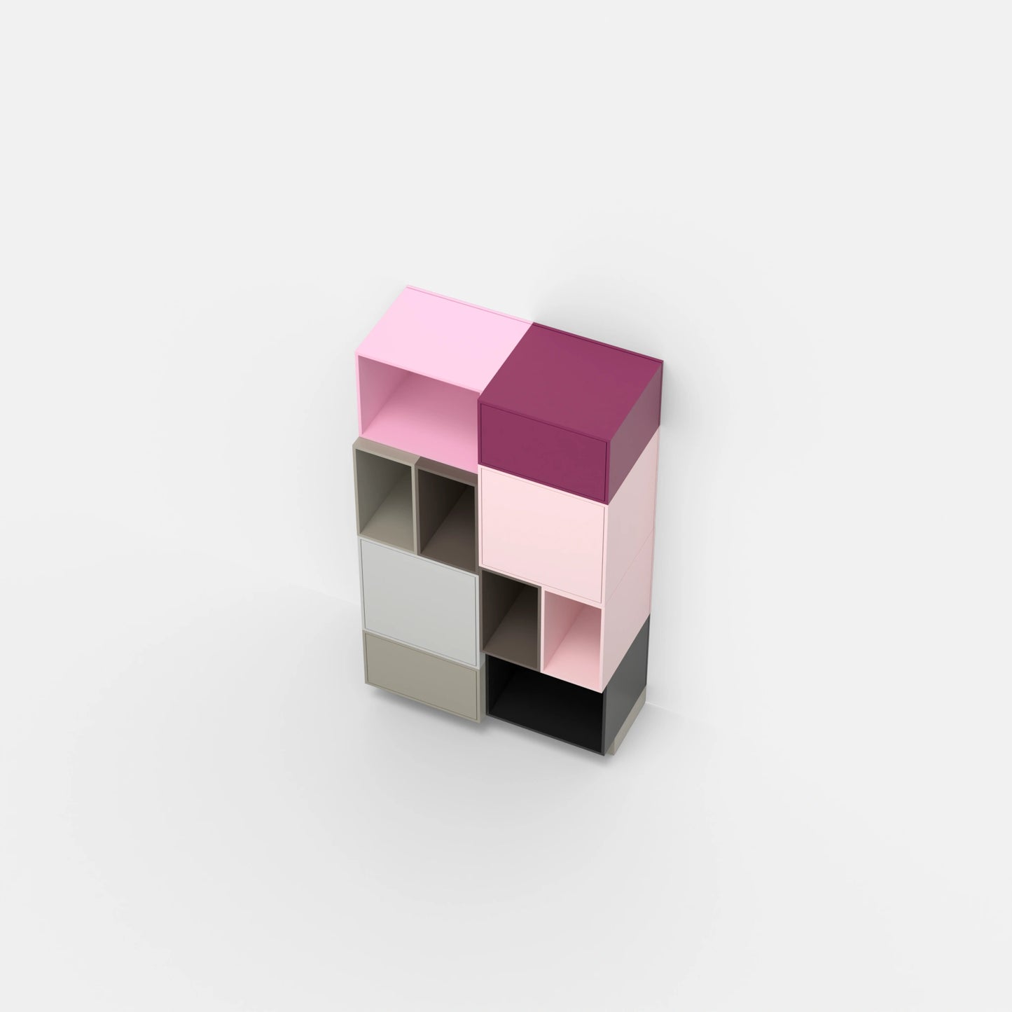 Étagère en niche RK142 vue de dessus