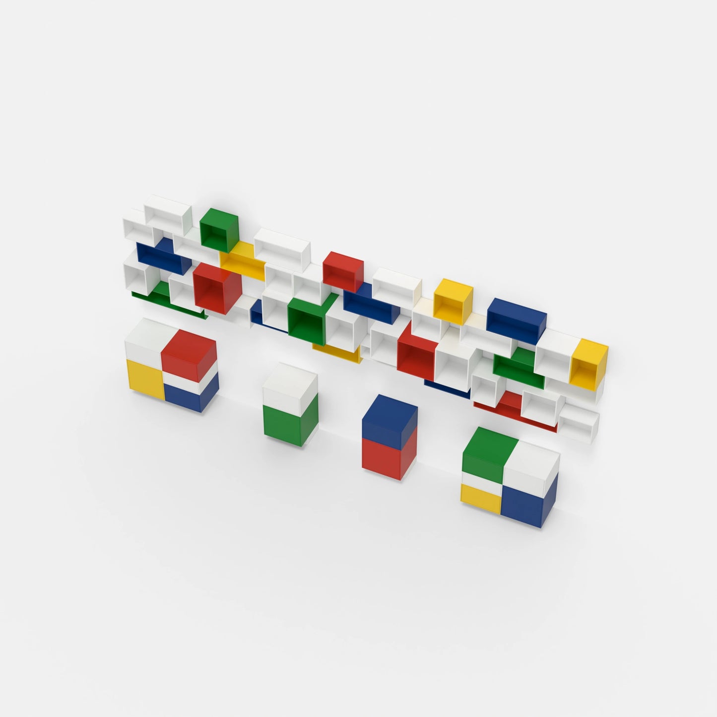 Système d'étagères RK1046 par le haut