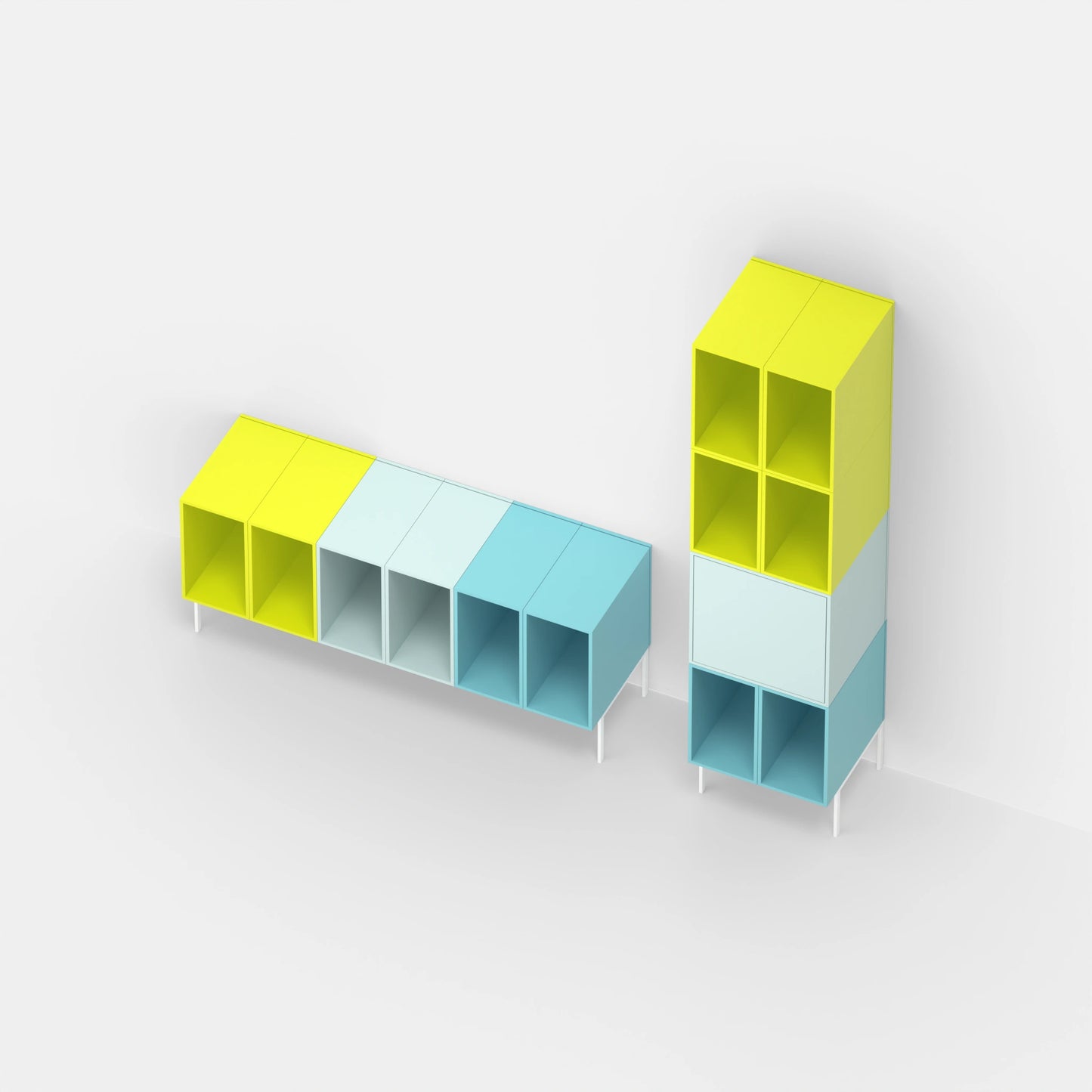 Etagère à disques RK1184 vue d'en haut