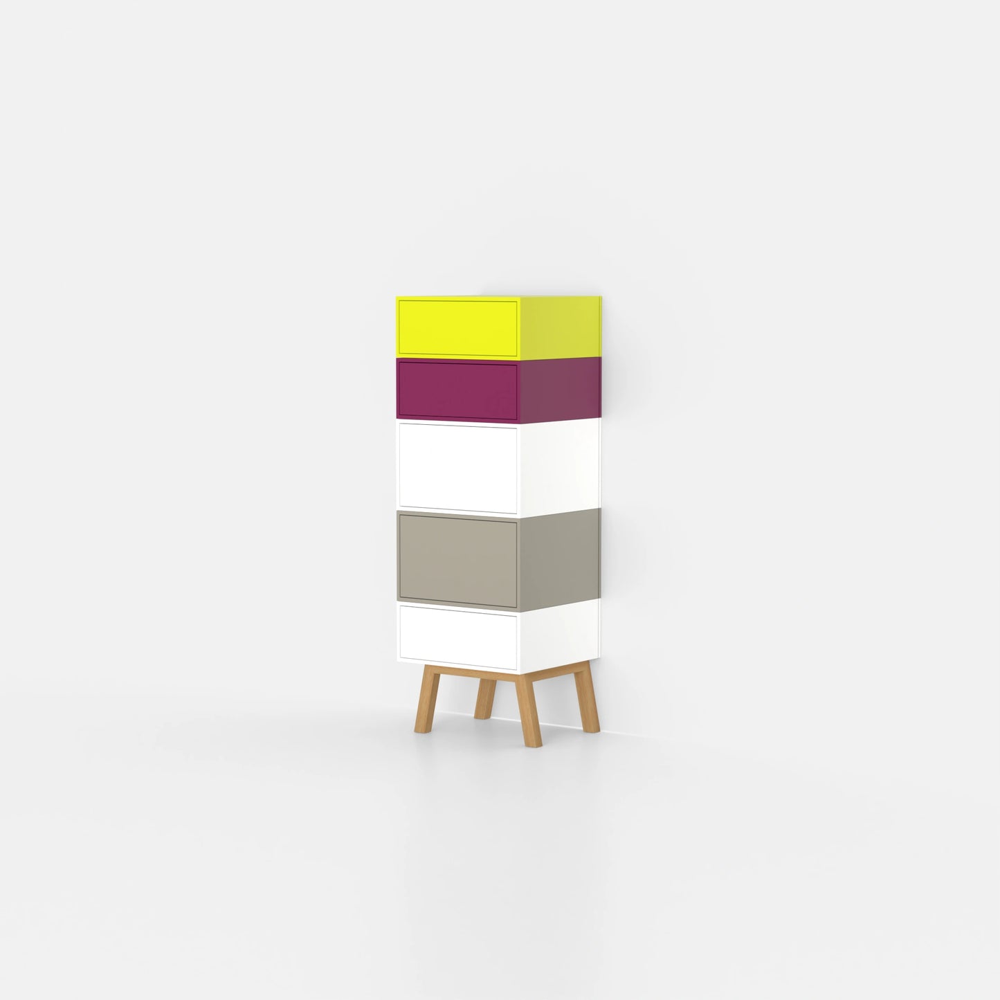 Étagère à tiroirs RK144 du côté gauche