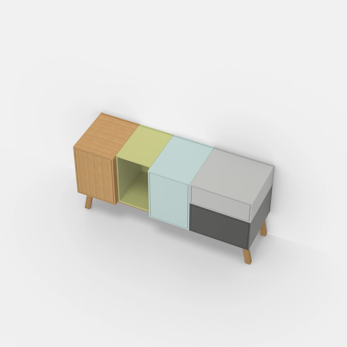 Buffet RK200 vu d'en haut