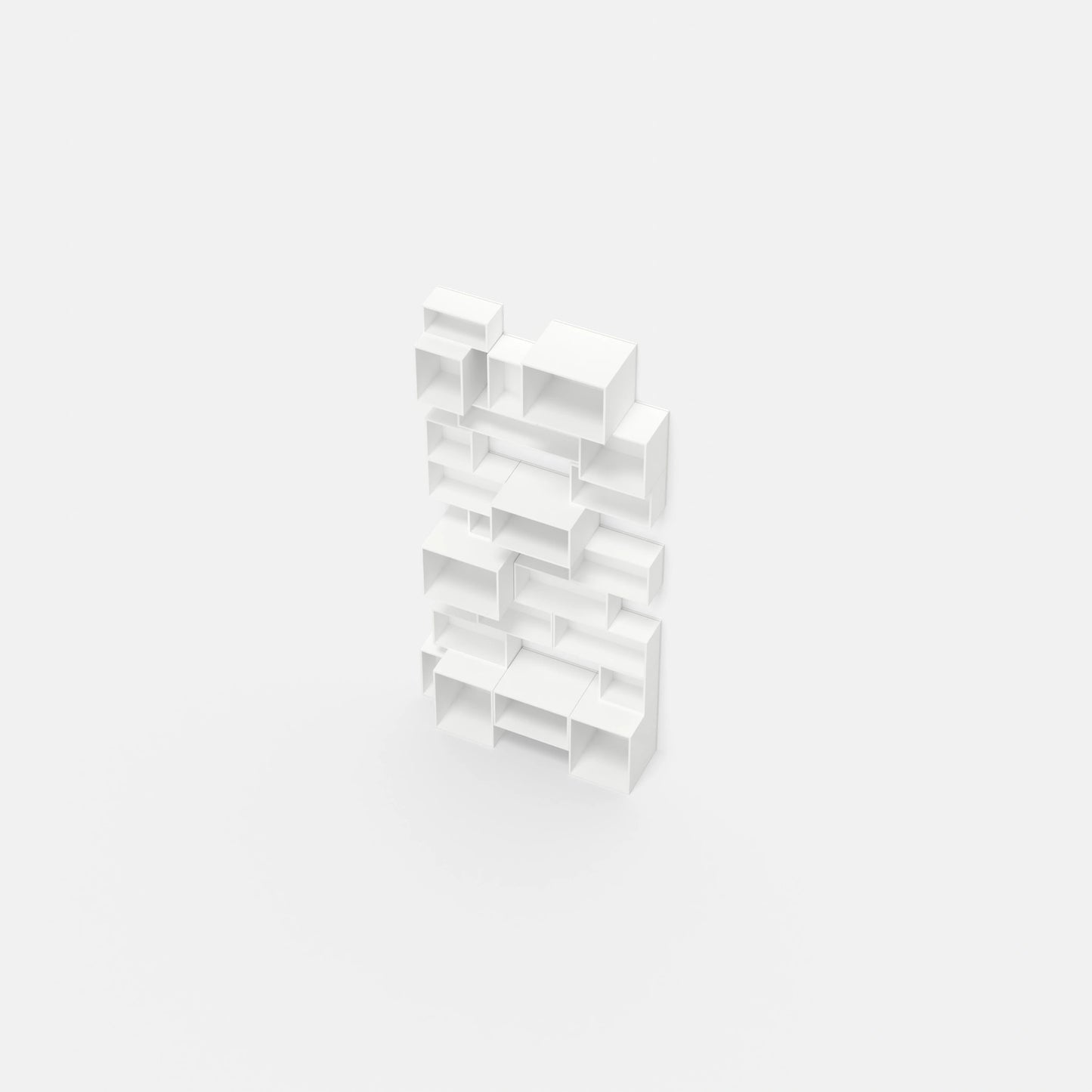 Meuble escaliers cube RK271 vu d'en haut