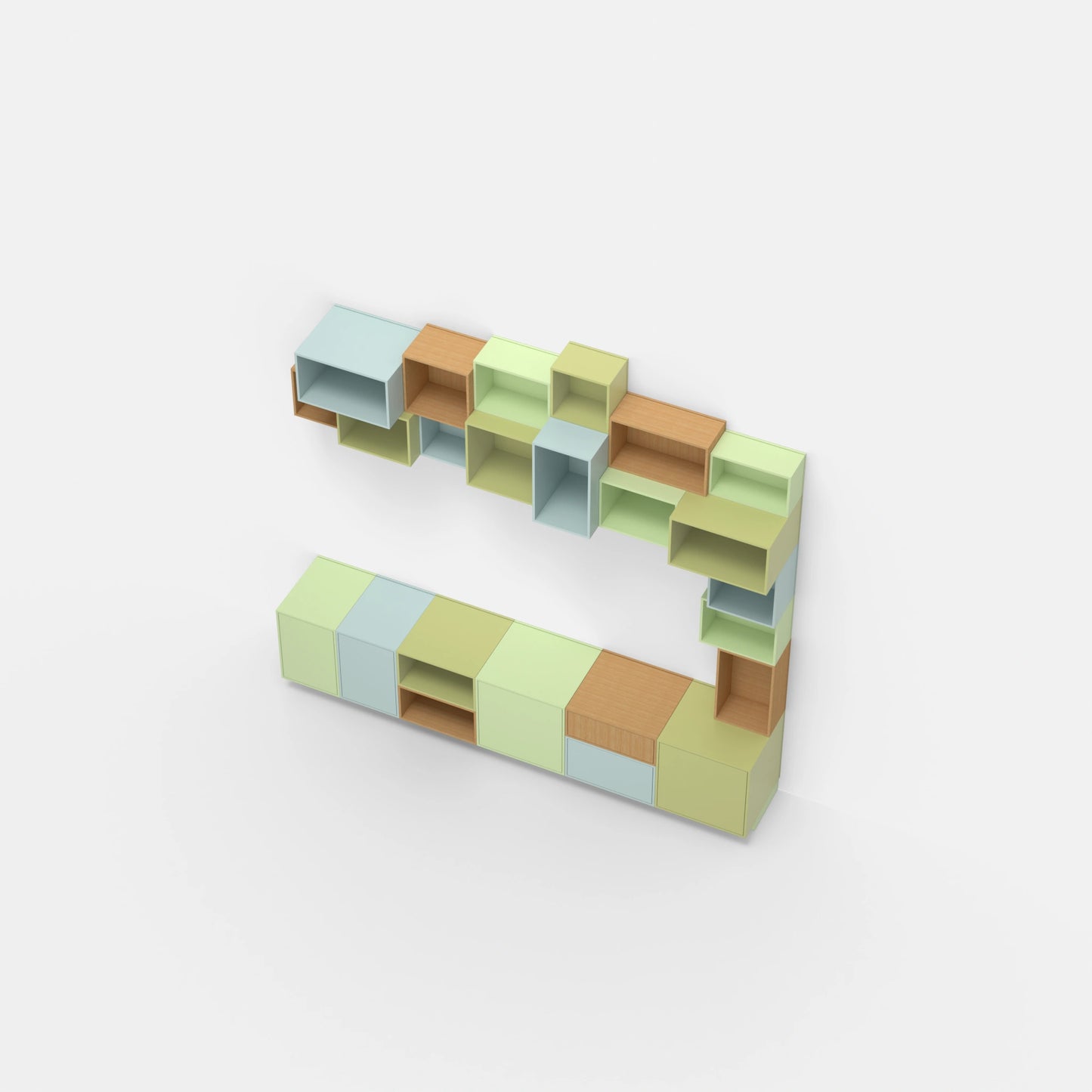 Étagère pour TV RK1112 vue de dessus