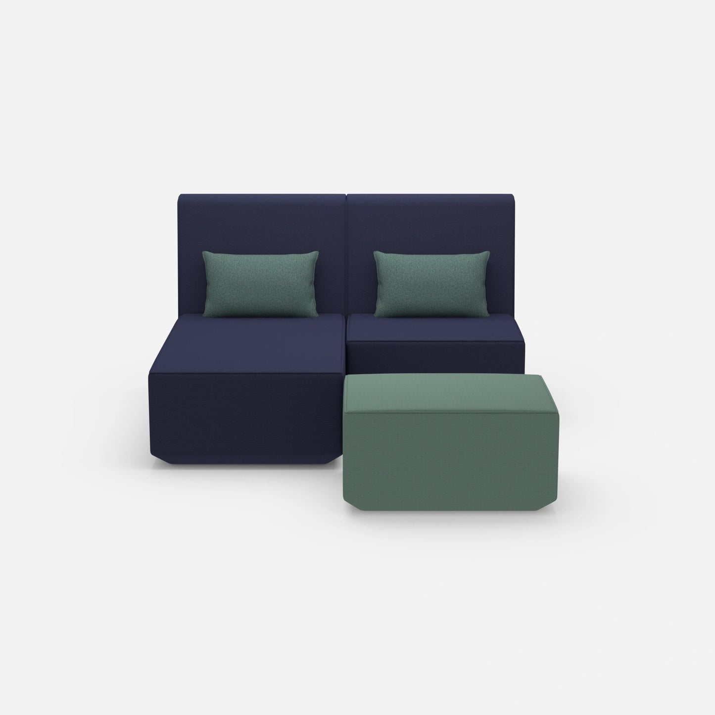 2 Sitzer mit Funktion von vorne