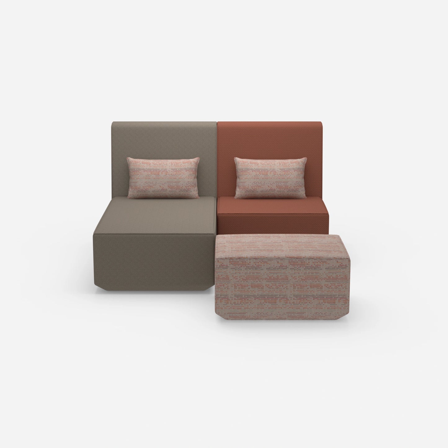 2 Sitzer mit Funktion von vorne