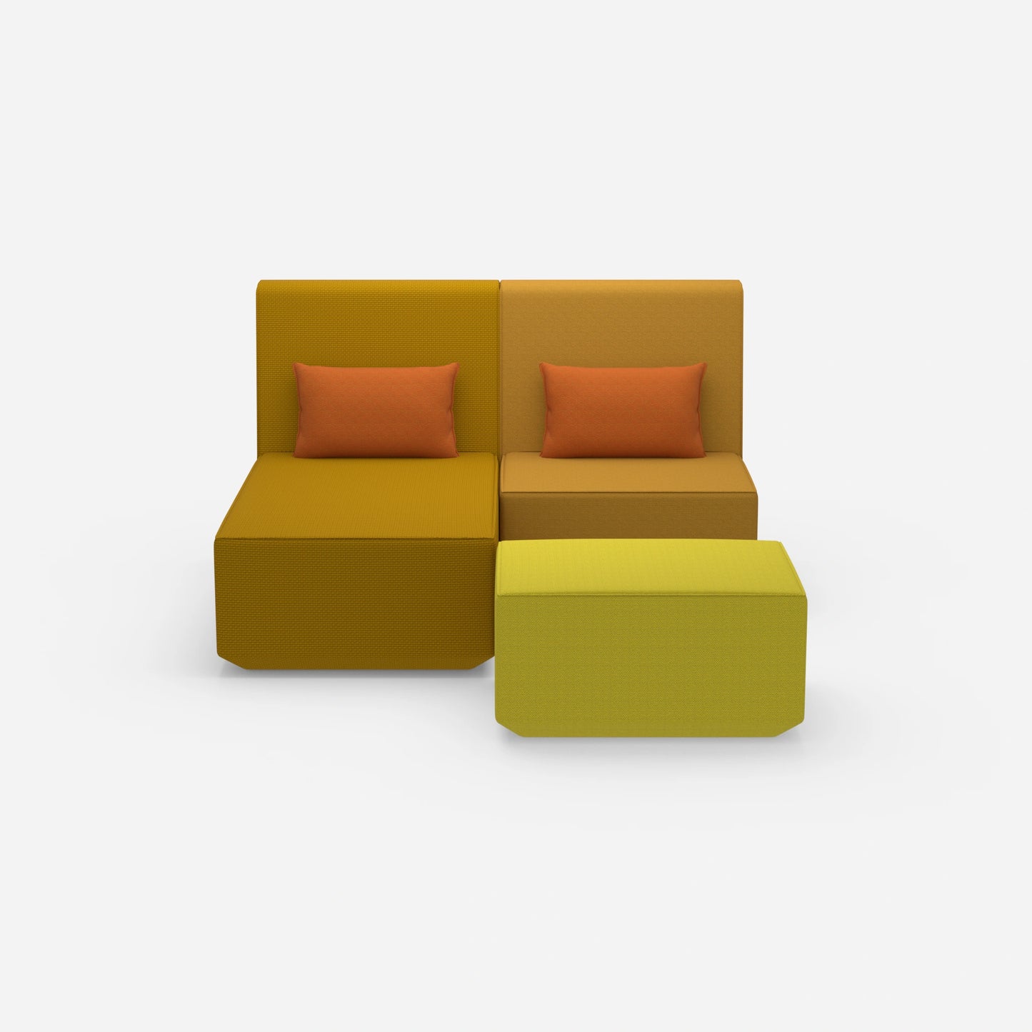 2 Sitzer mit Funktion von vorne