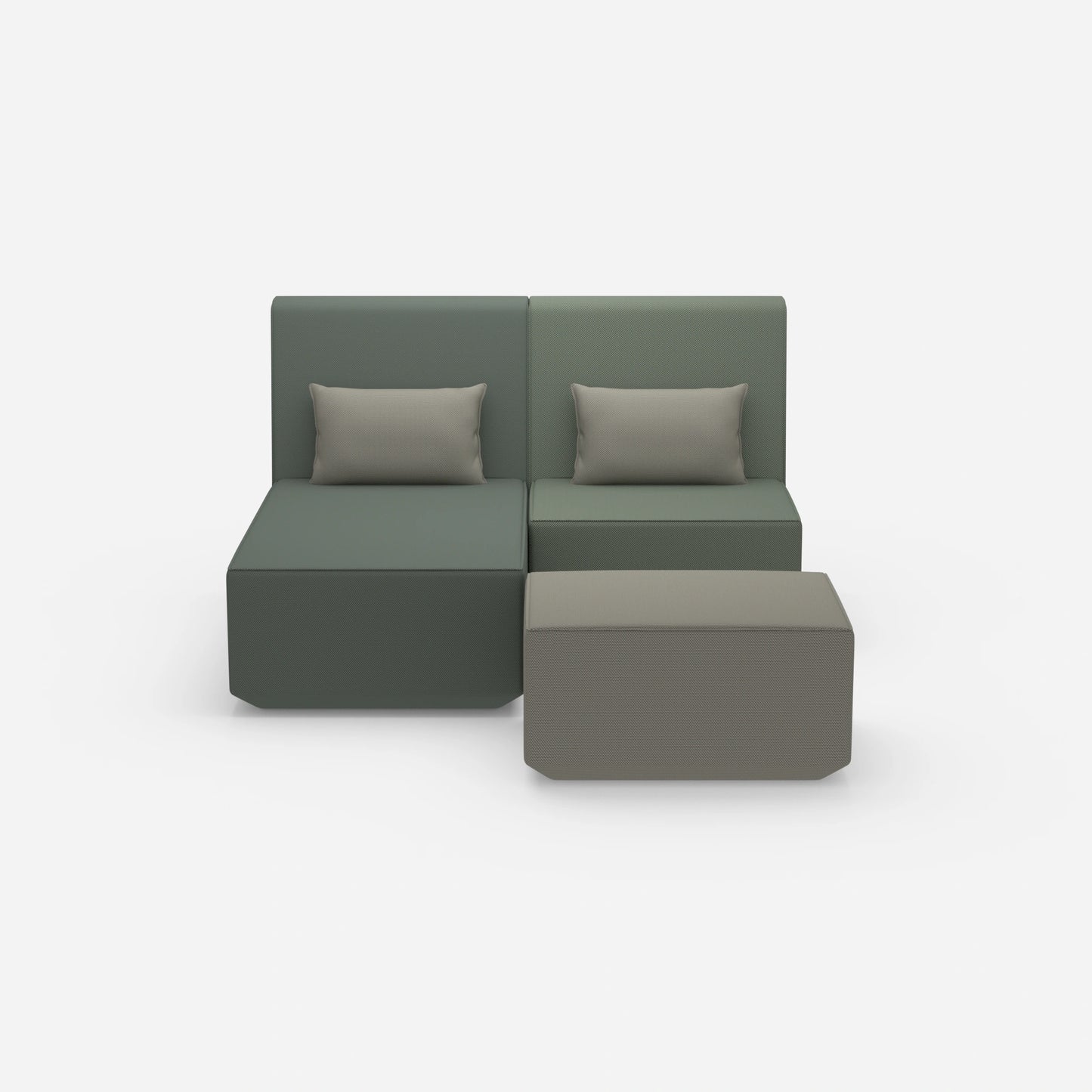 2 Sitzer mit Funktion von vorne