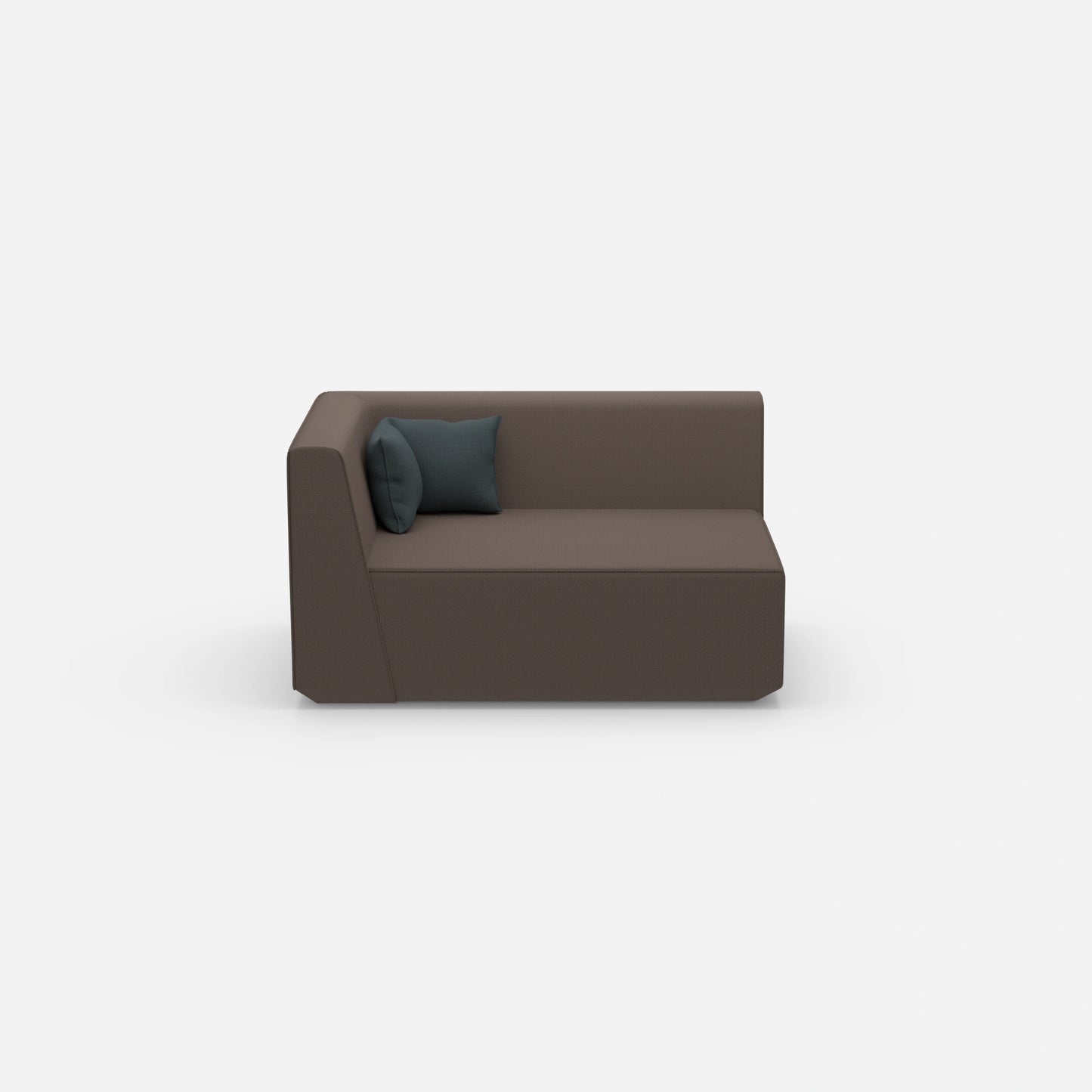 2 Sitzer Sofa 140 cm breit von vorne
