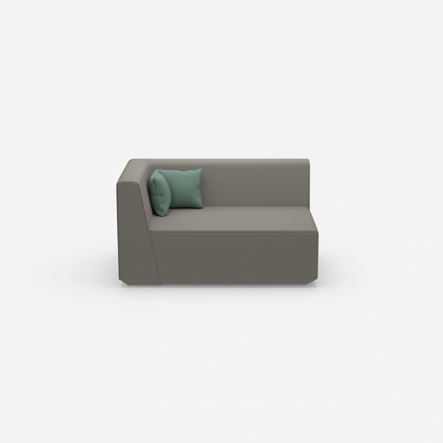 2 Sitzer Sofa 140 cm breit von vorne