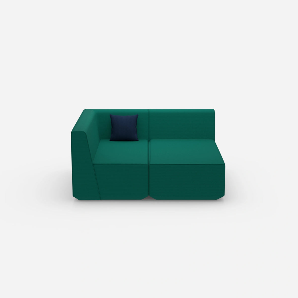 2 Sitzer Sofa mit Ecke | schick | modular | smart