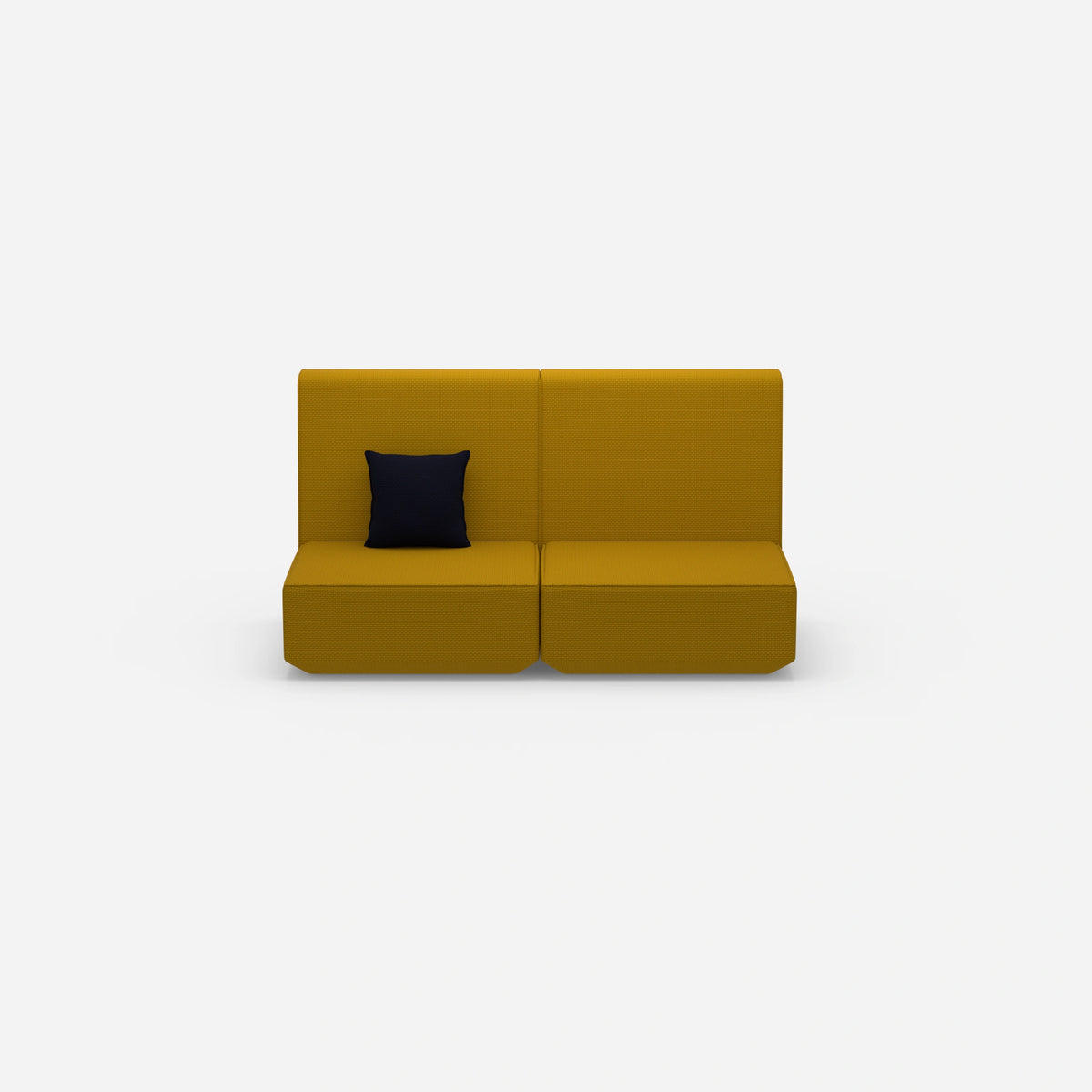 2er Sofa mit hoher Rückenlehne | modern | puristisch