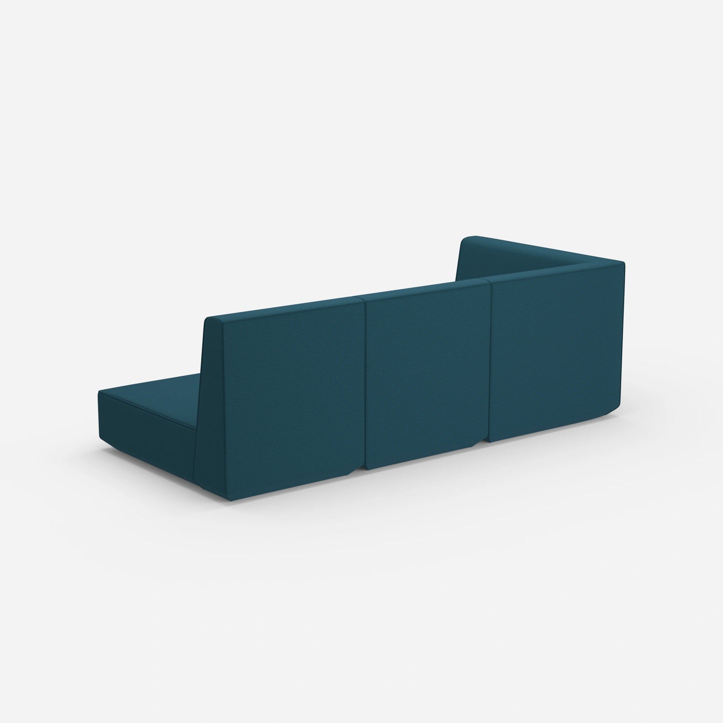 3 Sitzer Sofa mit Liegefunktion mit hoher Rückenlehne von hinten