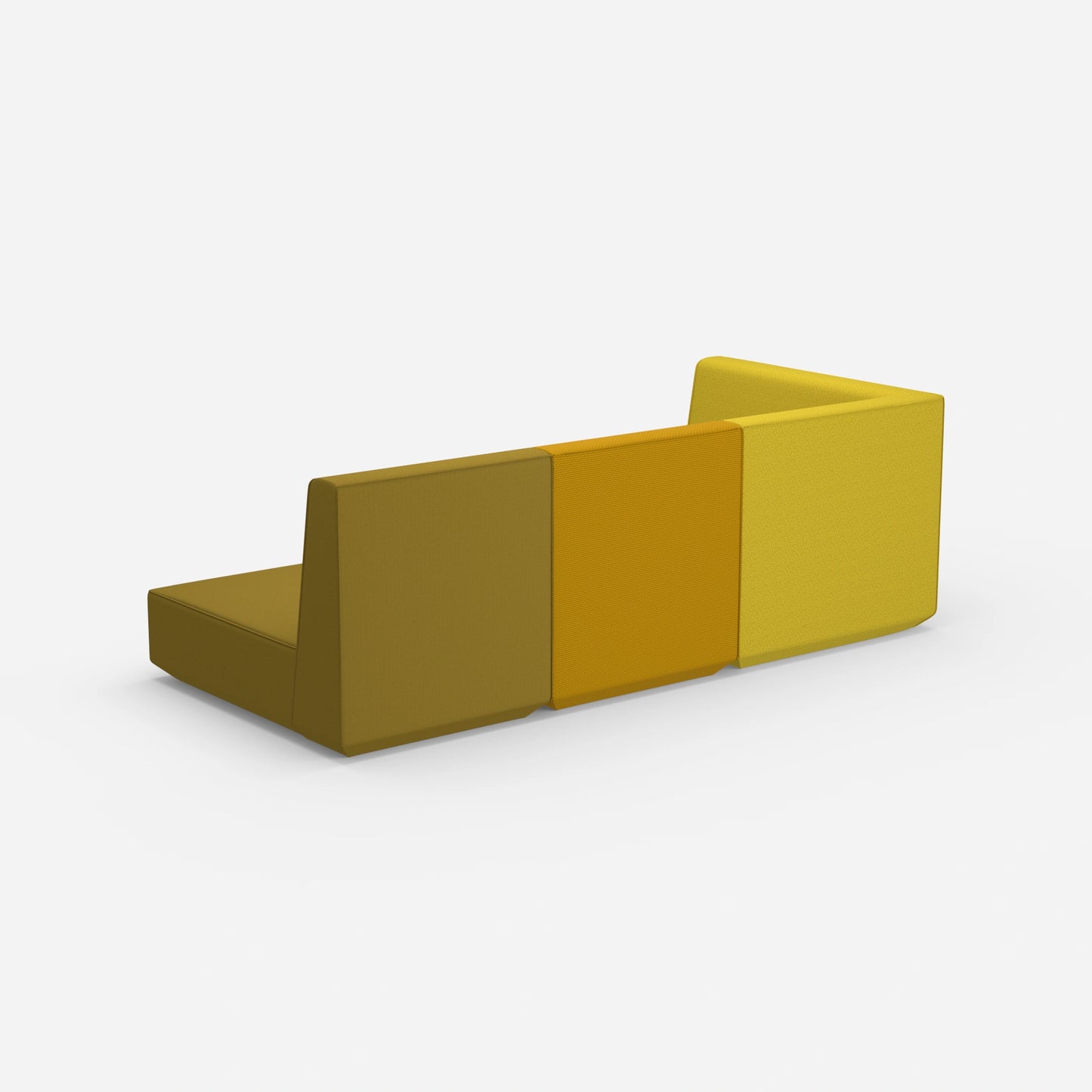 3 Sitzer Sofa mit Liegefunktion mit hoher Rückenlehne von hinten