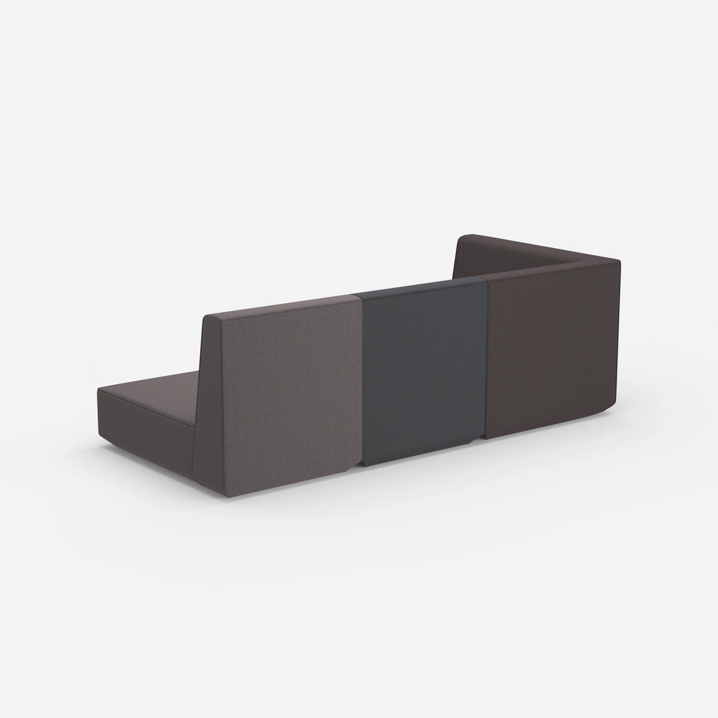 3 Sitzer Sofa mit Liegefunktion mit hoher Rückenlehne von hinten