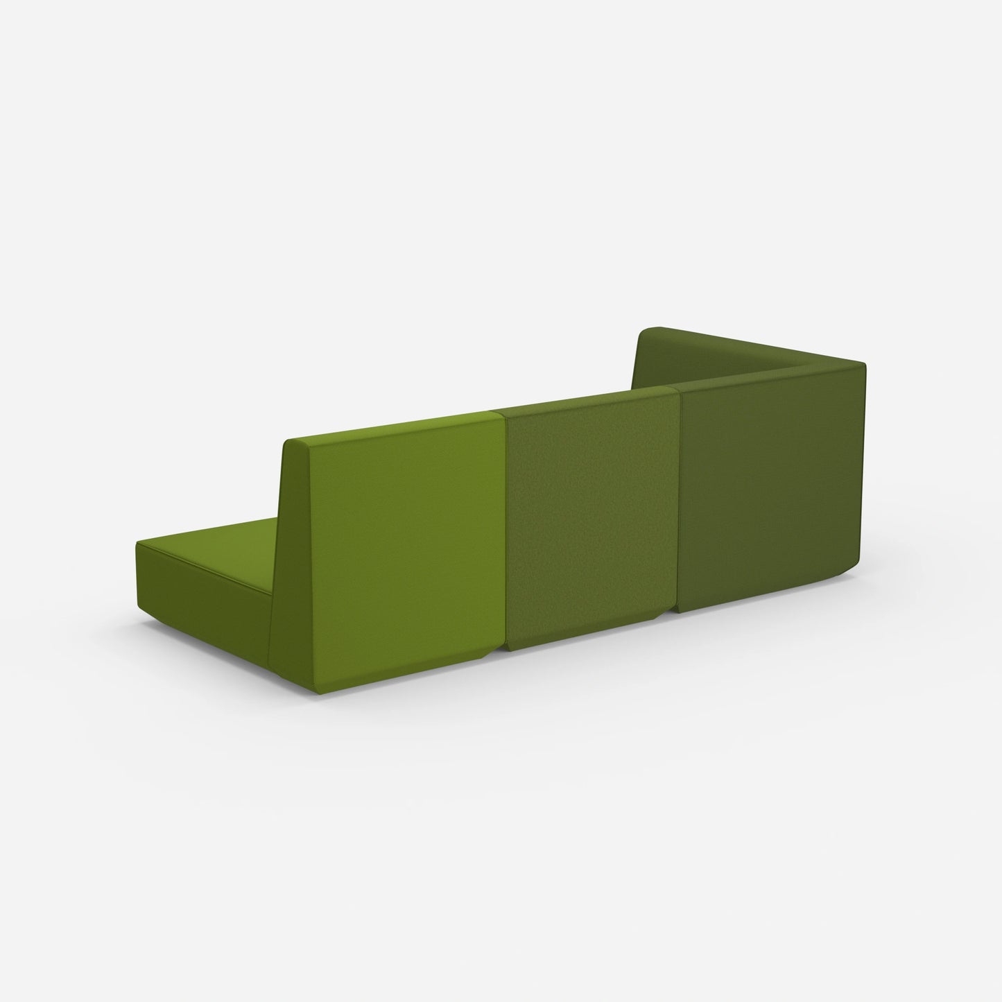 3 Sitzer Sofa mit Liegefunktion mit hoher Rückenlehne von hinten