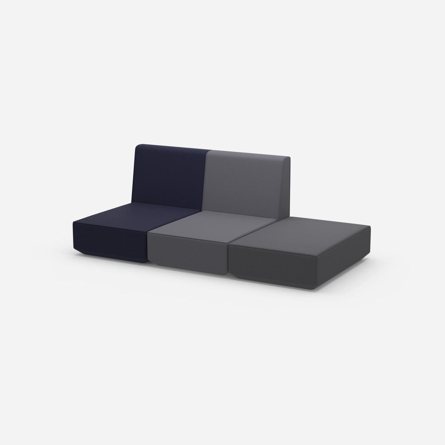 3 Sitzer Sofa zum Ausruhen von der Seite
