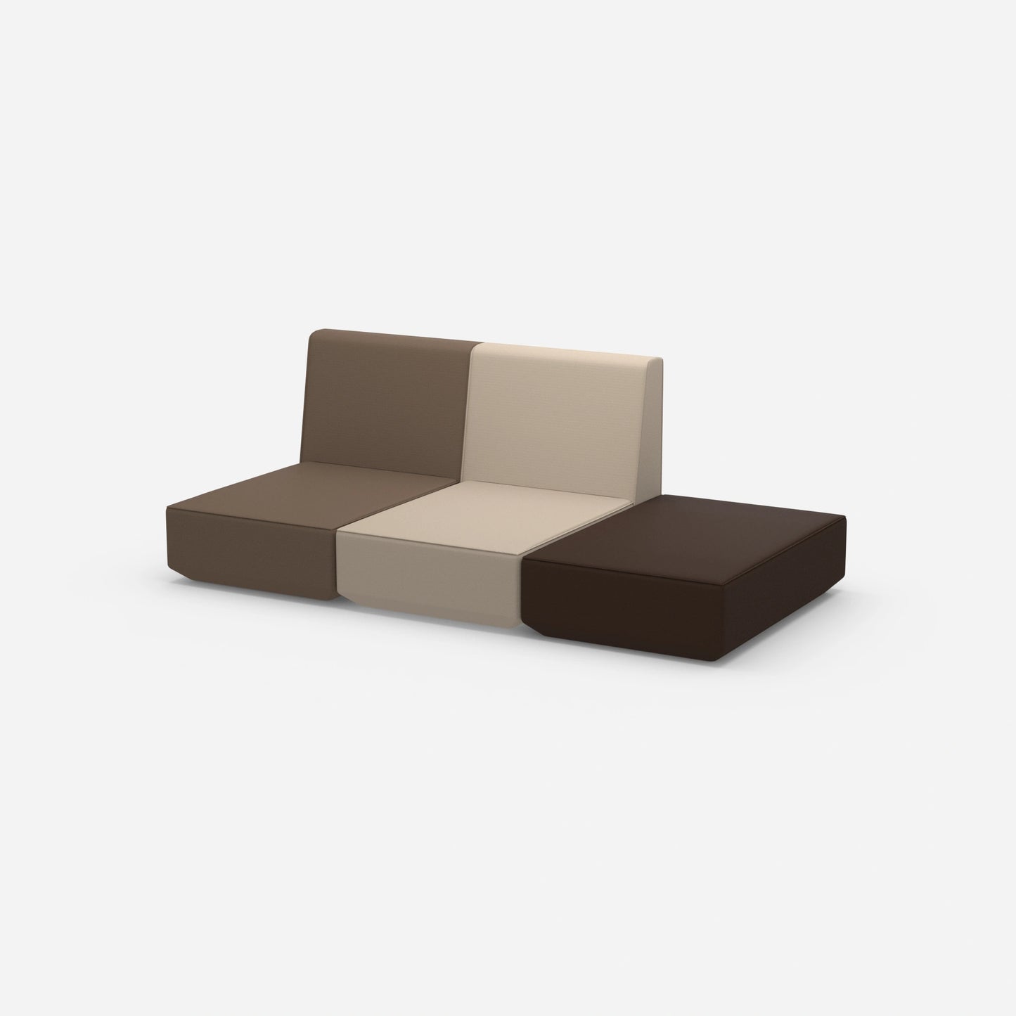 3 Sitzer Sofa zum Ausruhen von der Seite