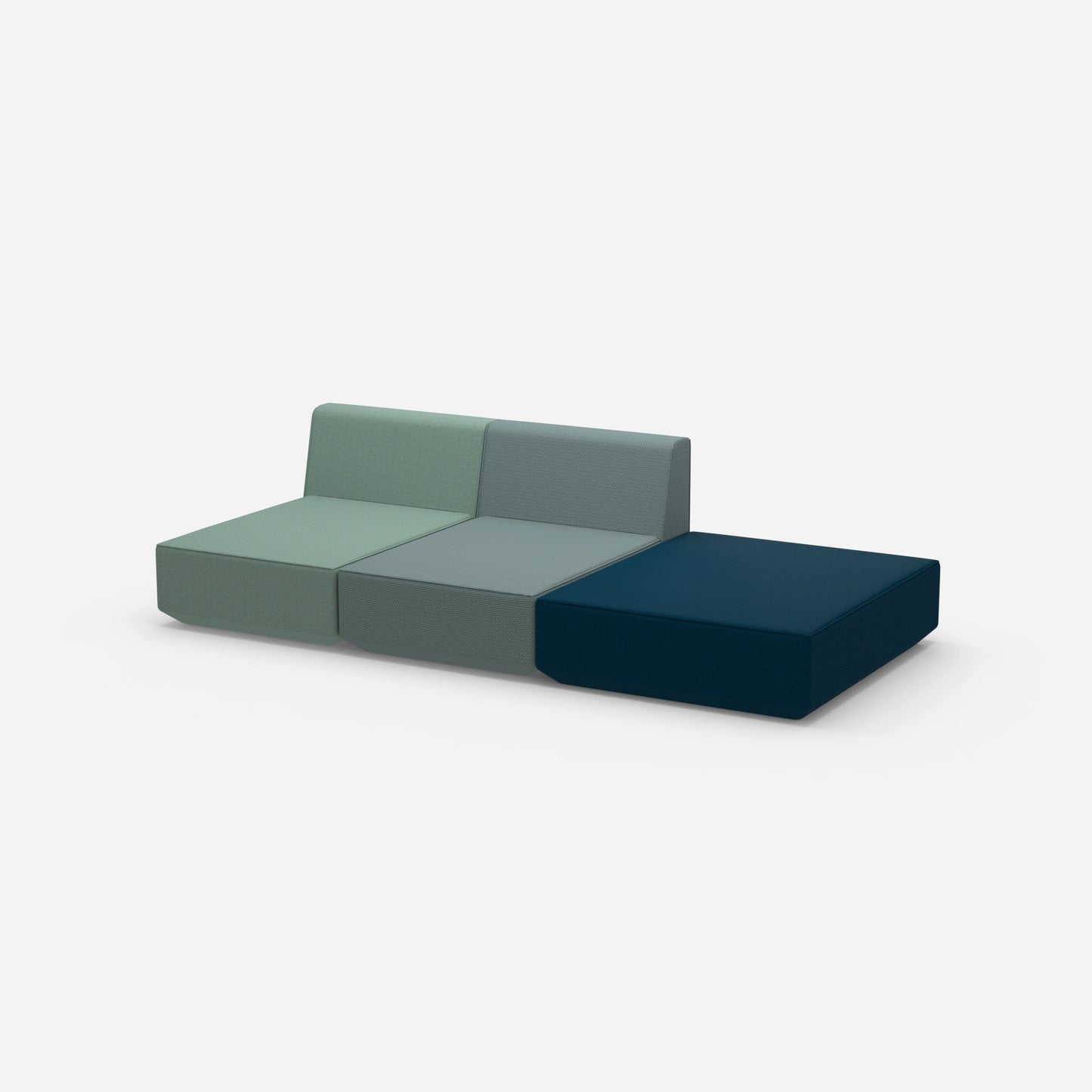 3er Sofa zum Schlafen 260 cm breit von der Seite