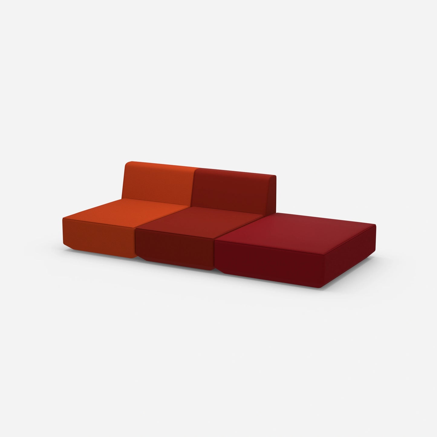 3er Sofa zum Schlafen 260 cm breit von der Seite