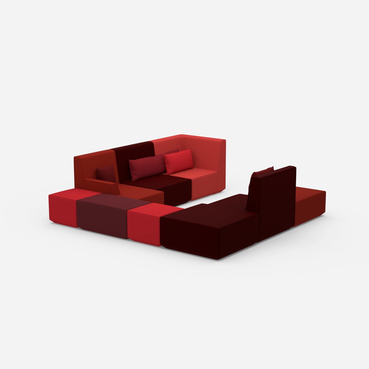 Bank Wohnzimmer von hinten