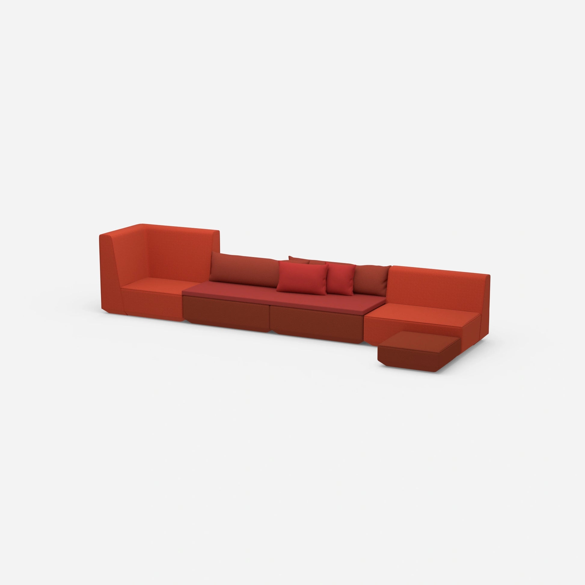 Bequeme Schlafsofas von der Seite