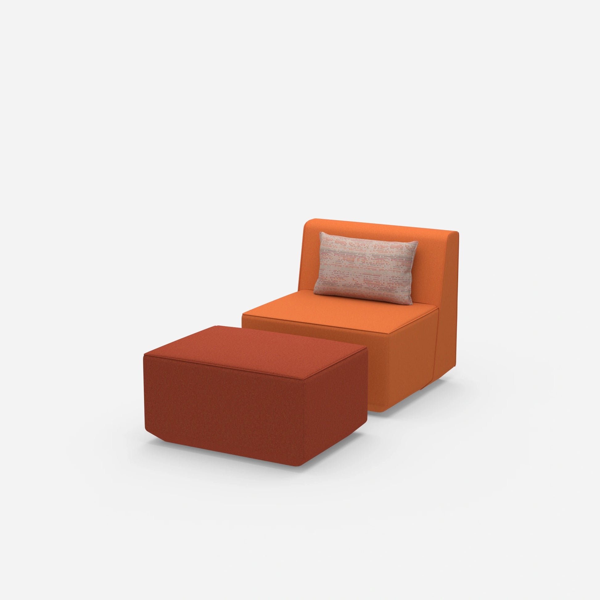 Bequemer Lesesessel von der Seite