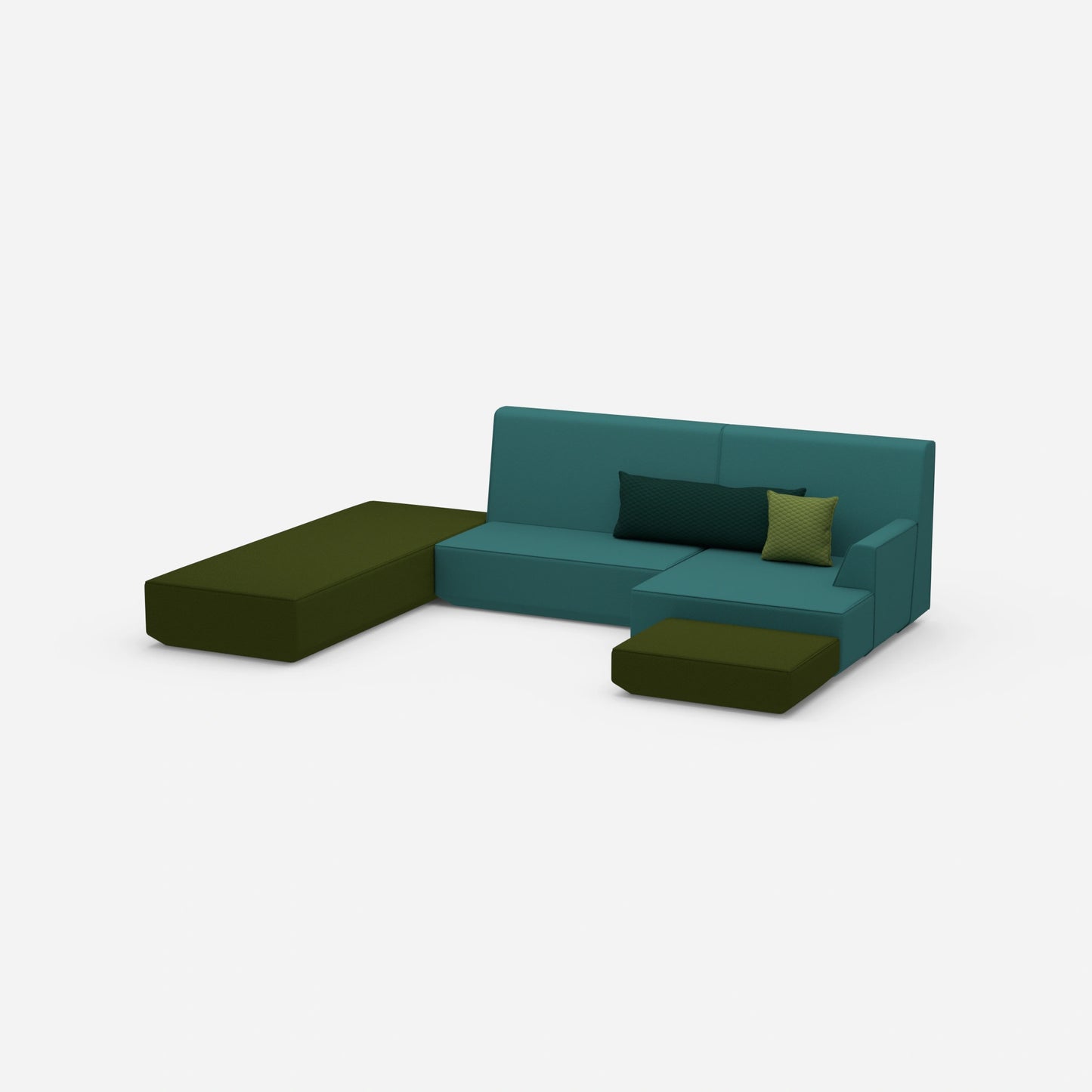 Big Sofa Schlaffunktion von der Seite