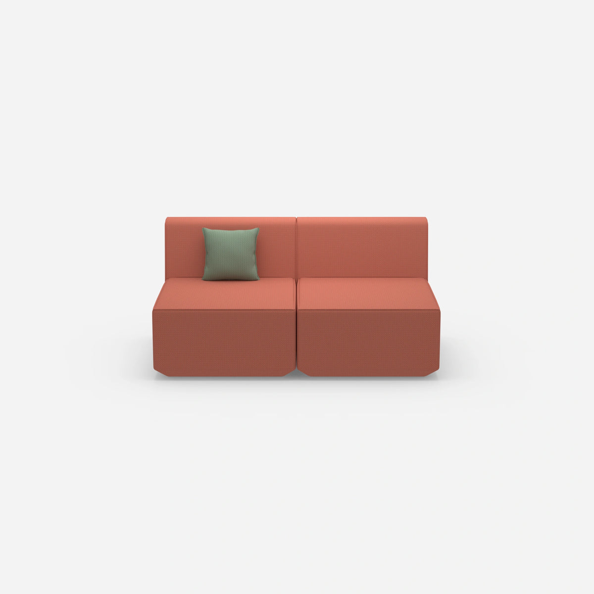Buntes 2er Sofa | erweiterbar | schick | anpassungsfähig