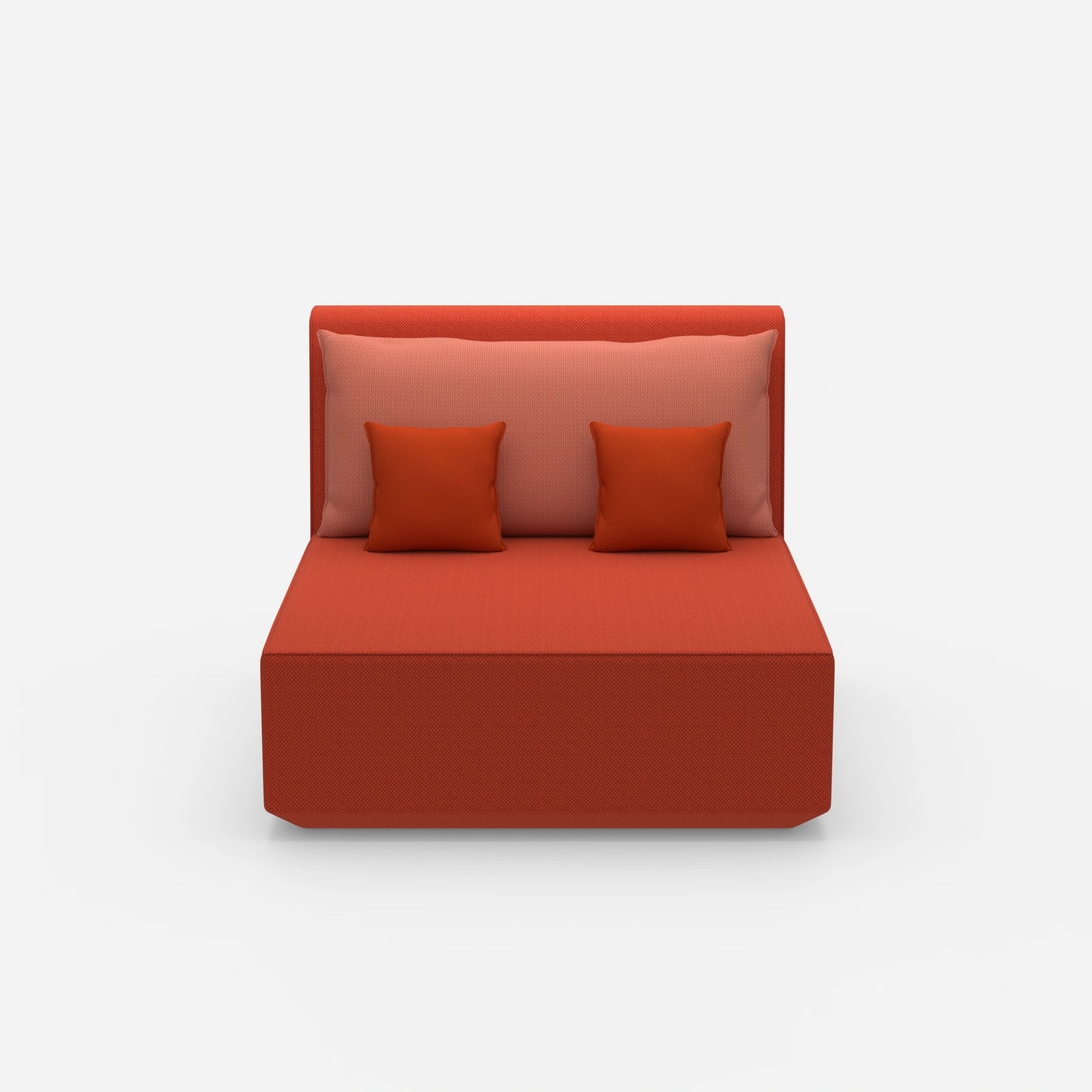 Doppelrecamiere 120 cm breit von vorne