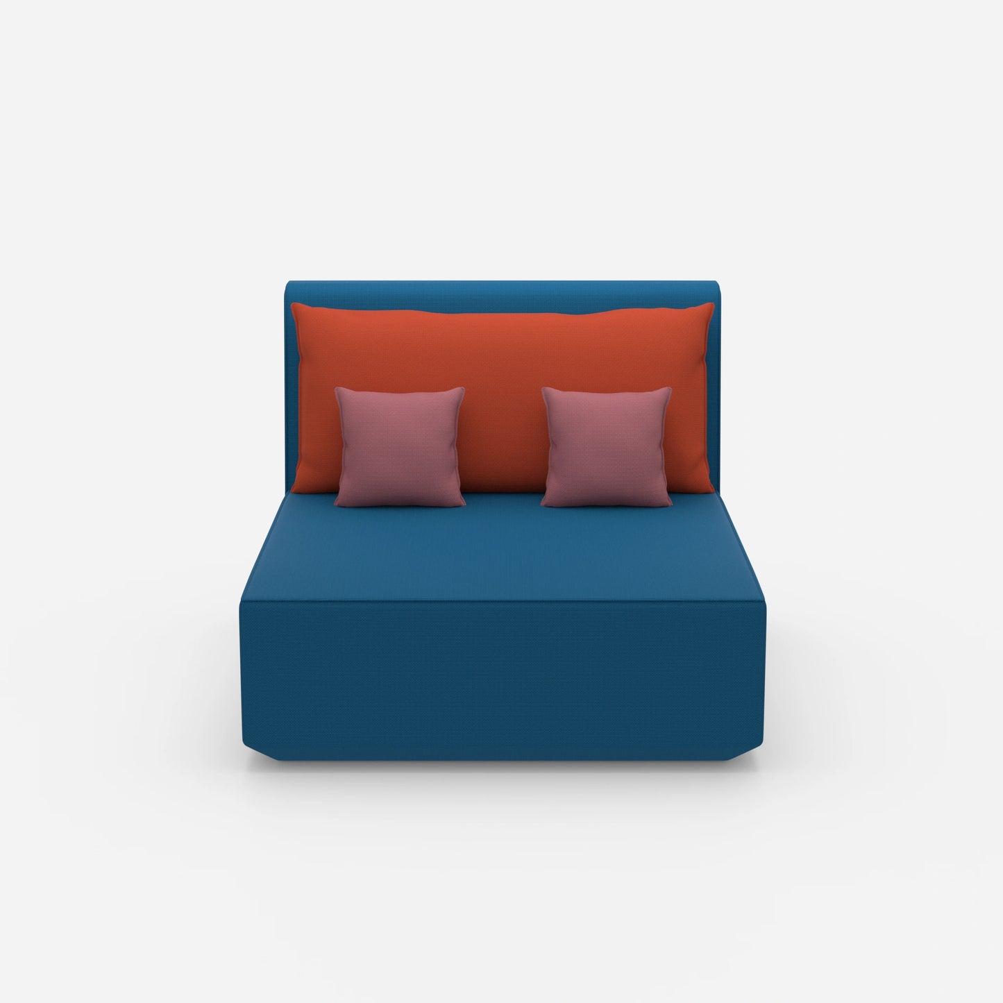 Doppelrecamiere 120 cm breit von vorne