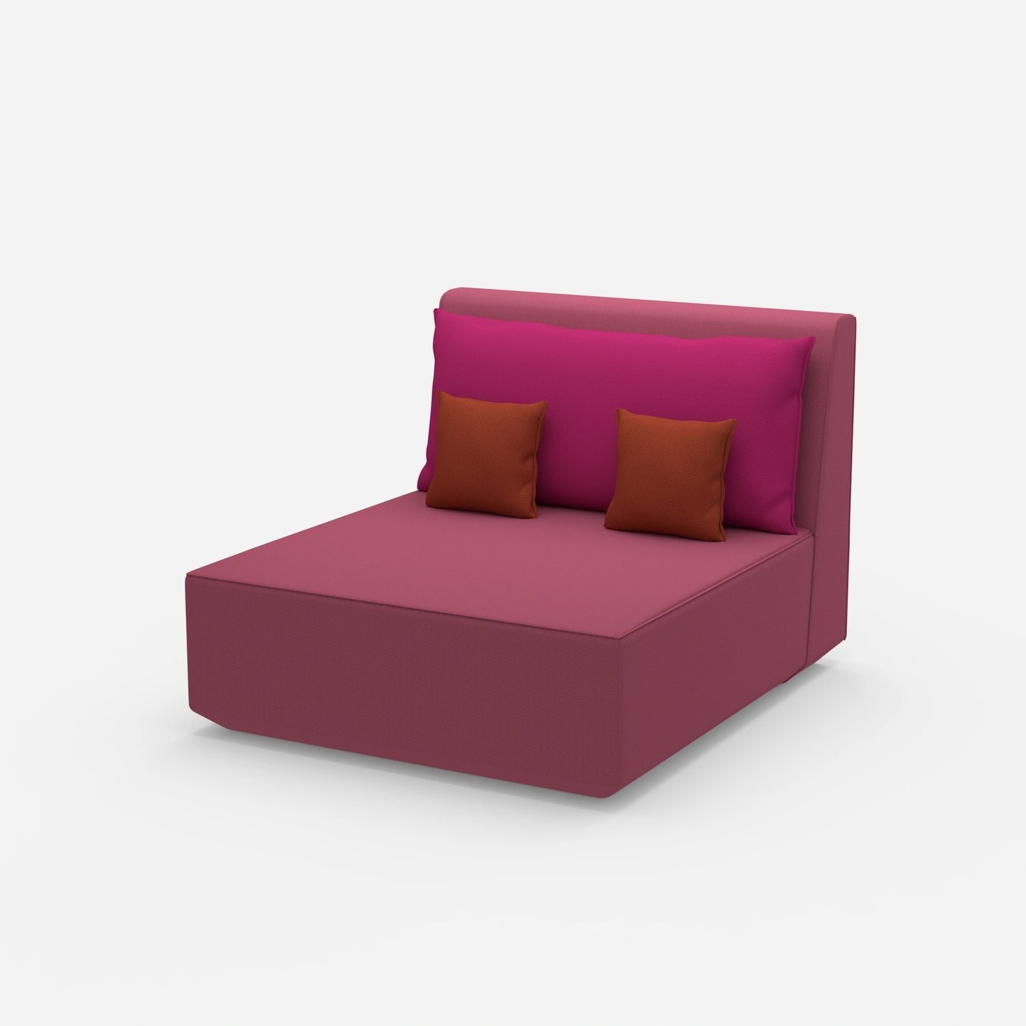 Doppelrecamiere 120 cm breit von der Seite