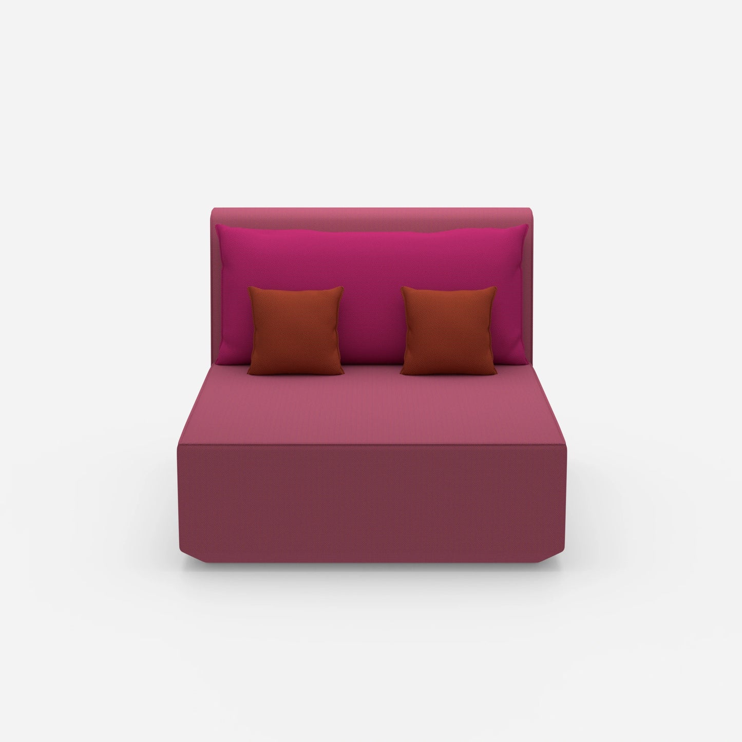 Doppelrecamiere 120 cm breit von vorne