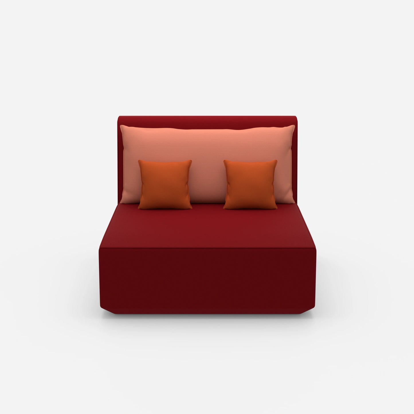 Doppelrecamiere 120 cm breit von vorne