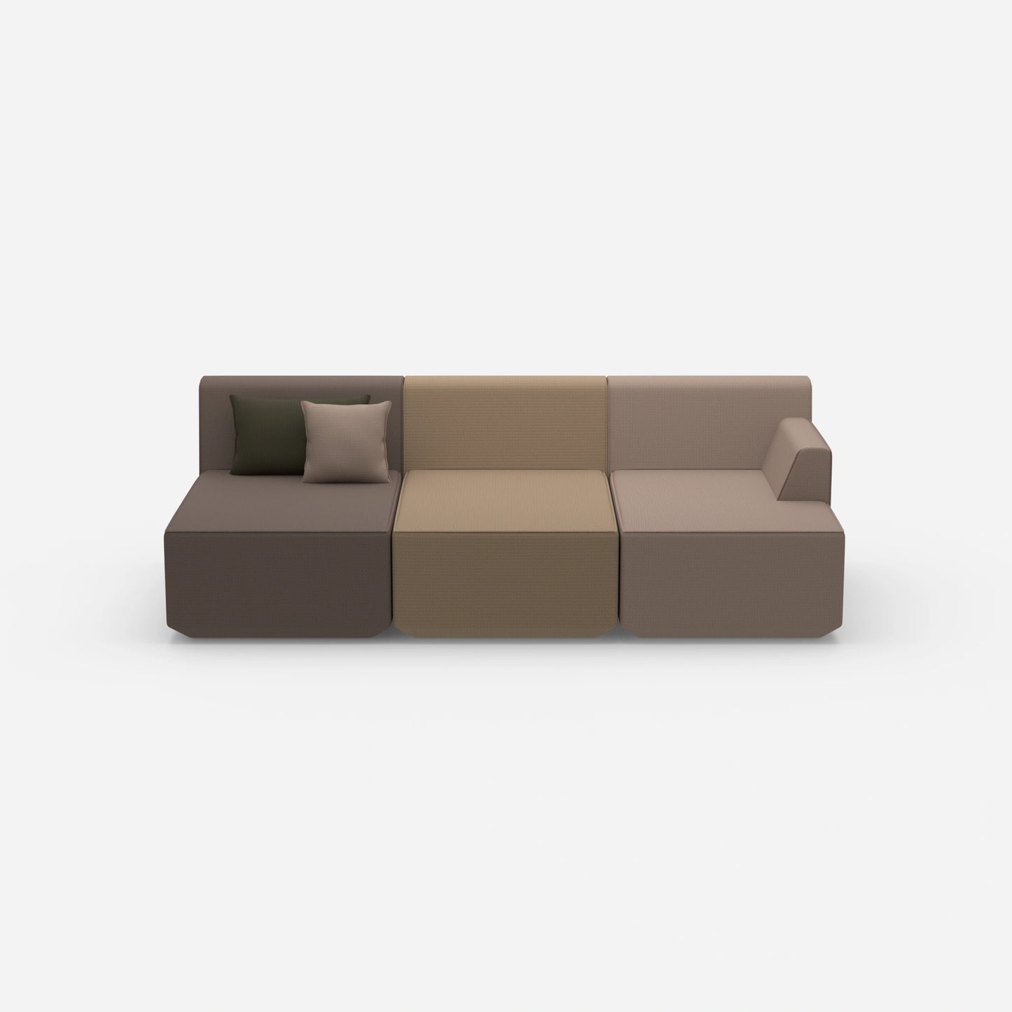 Dreisitzer Heimkino Sofa von vorne