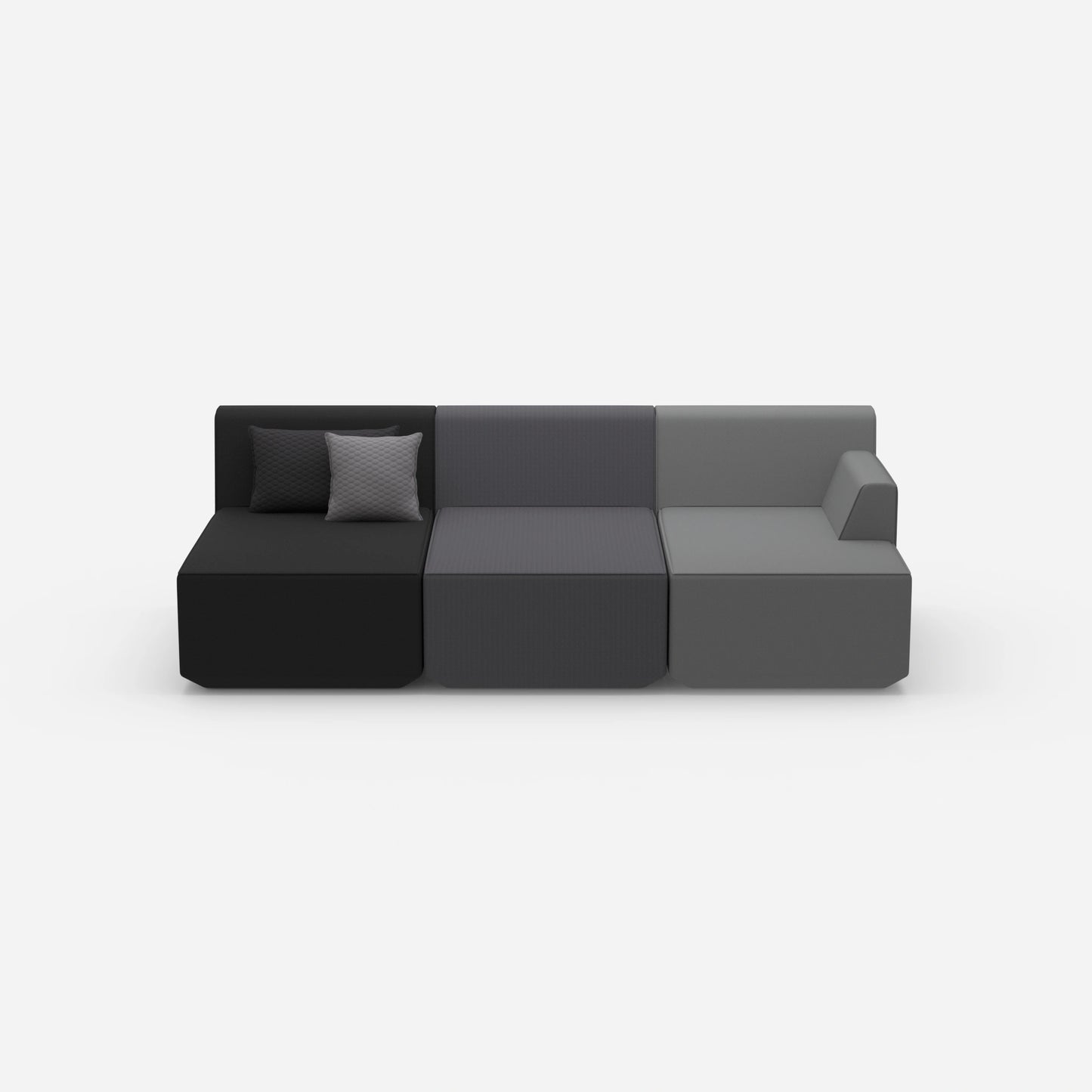 Dreisitzer Heimkino Sofa von vorne