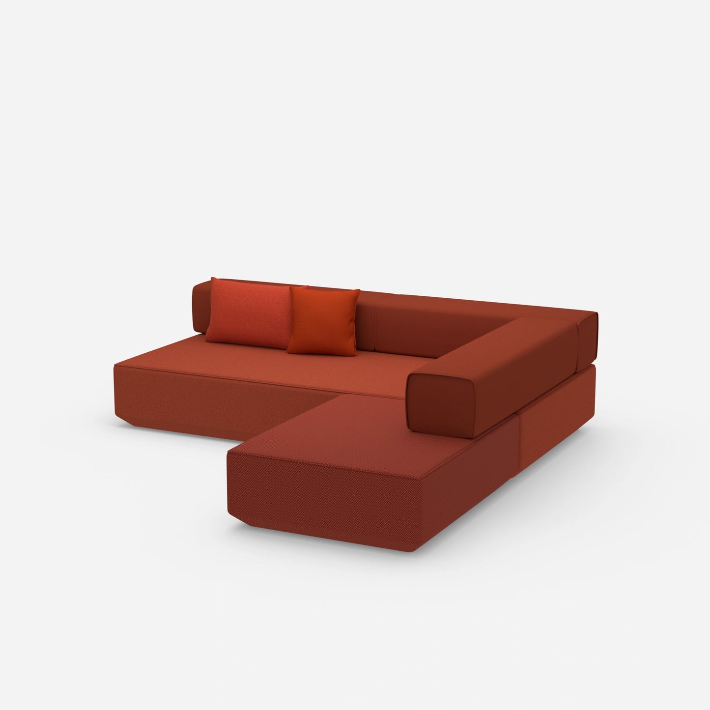 Eck Schlafcouch von der Seite