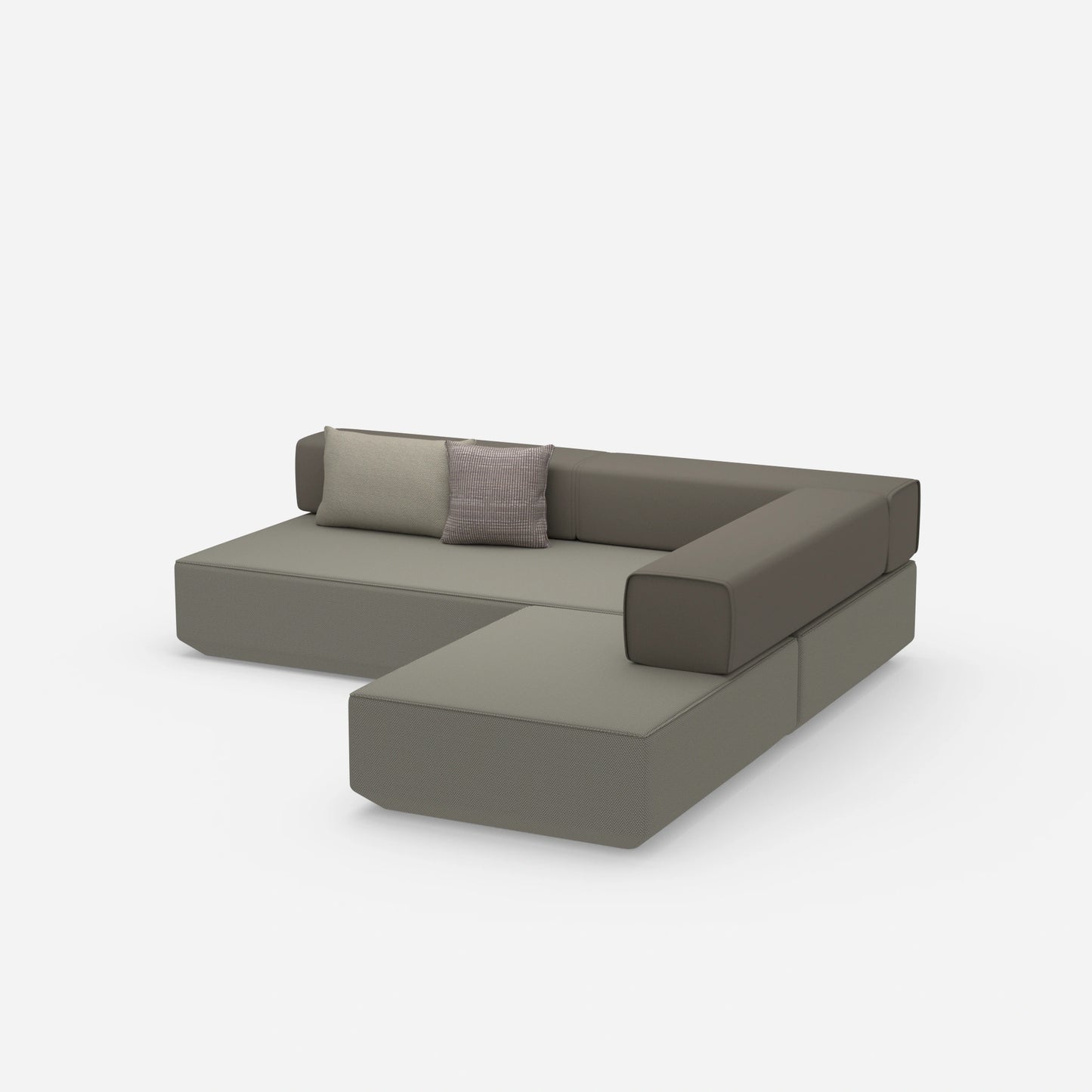 Eck Schlafcouch von der Seite