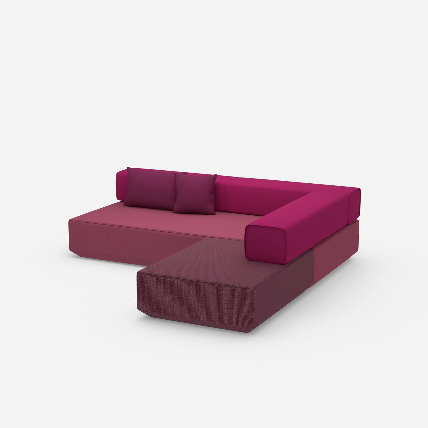 Eck Schlafcouch von der Seite