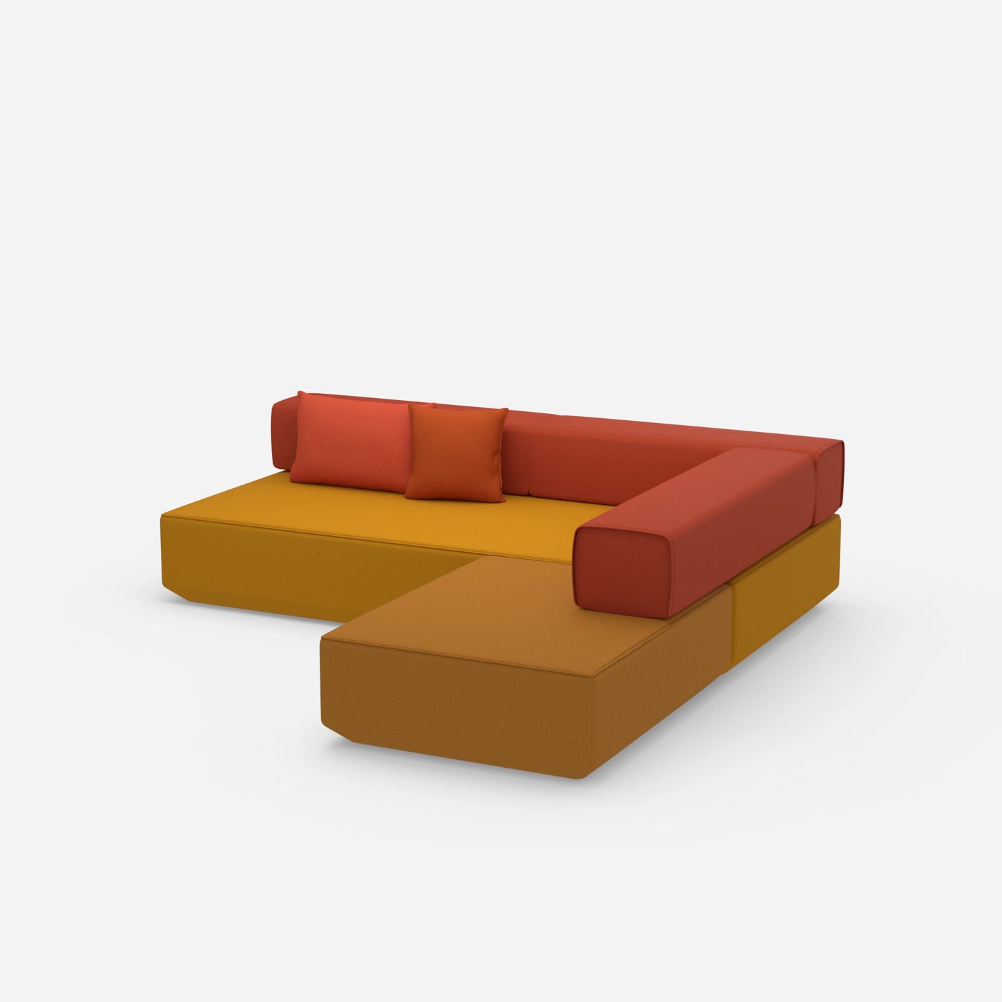 Eck Schlafcouch von der Seite