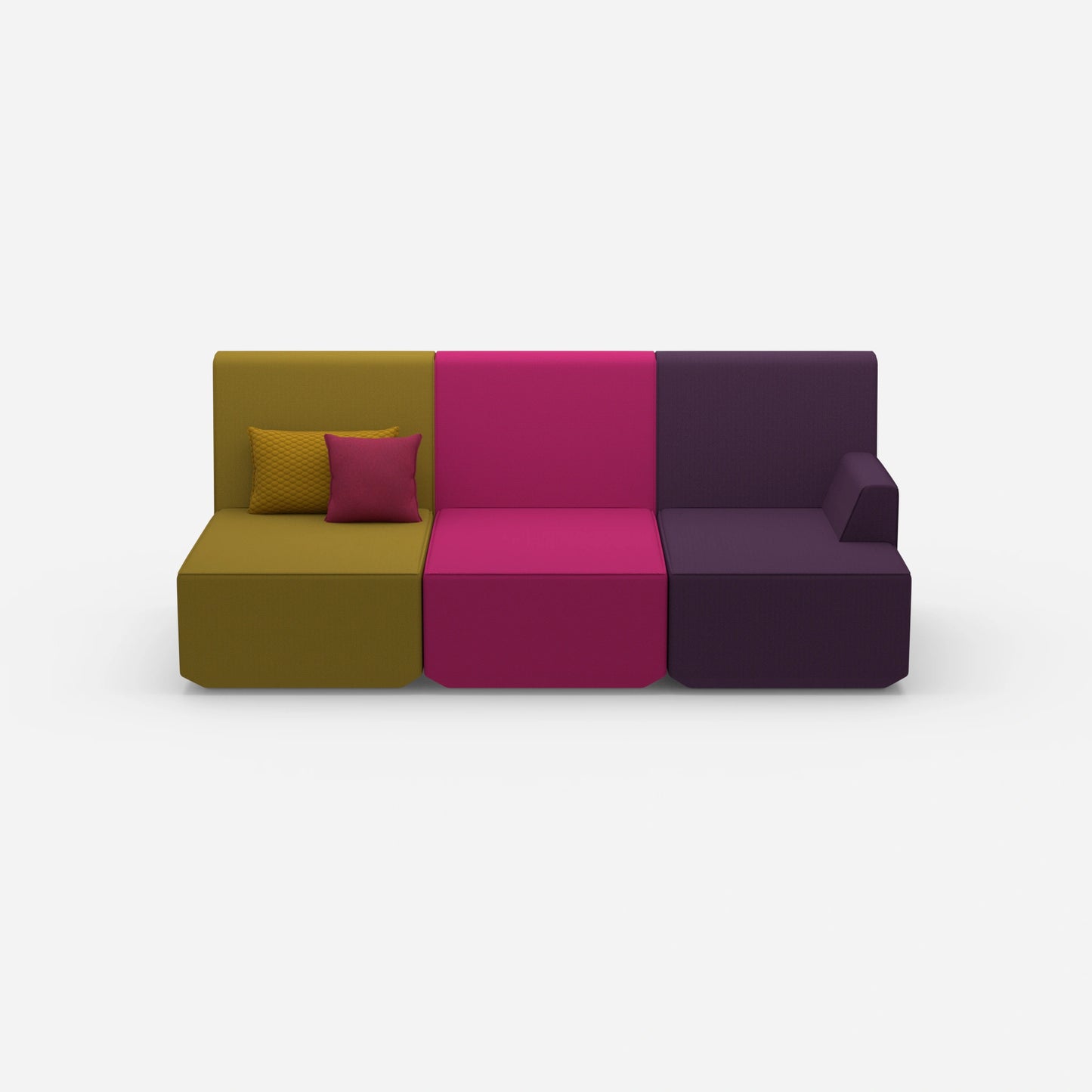 Heimkino Sofa 3 Sitzer von vorne