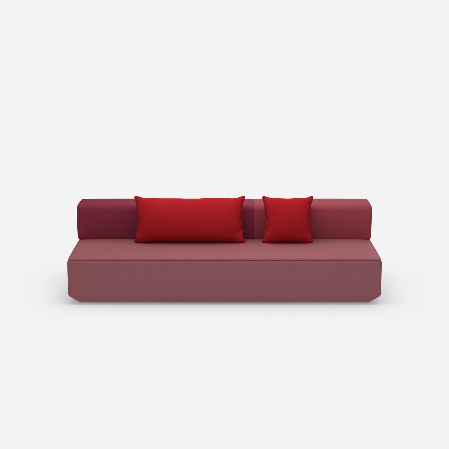 Kleine Schlafcouch von vorne