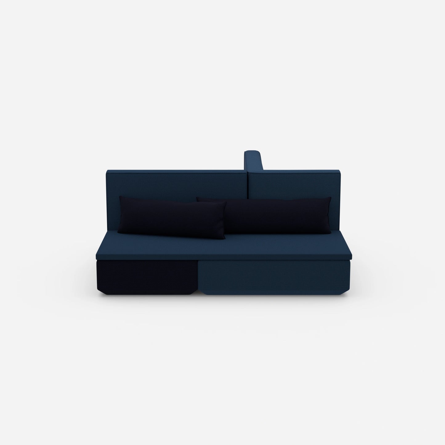 Kompaktes Schlafsofa von vorne