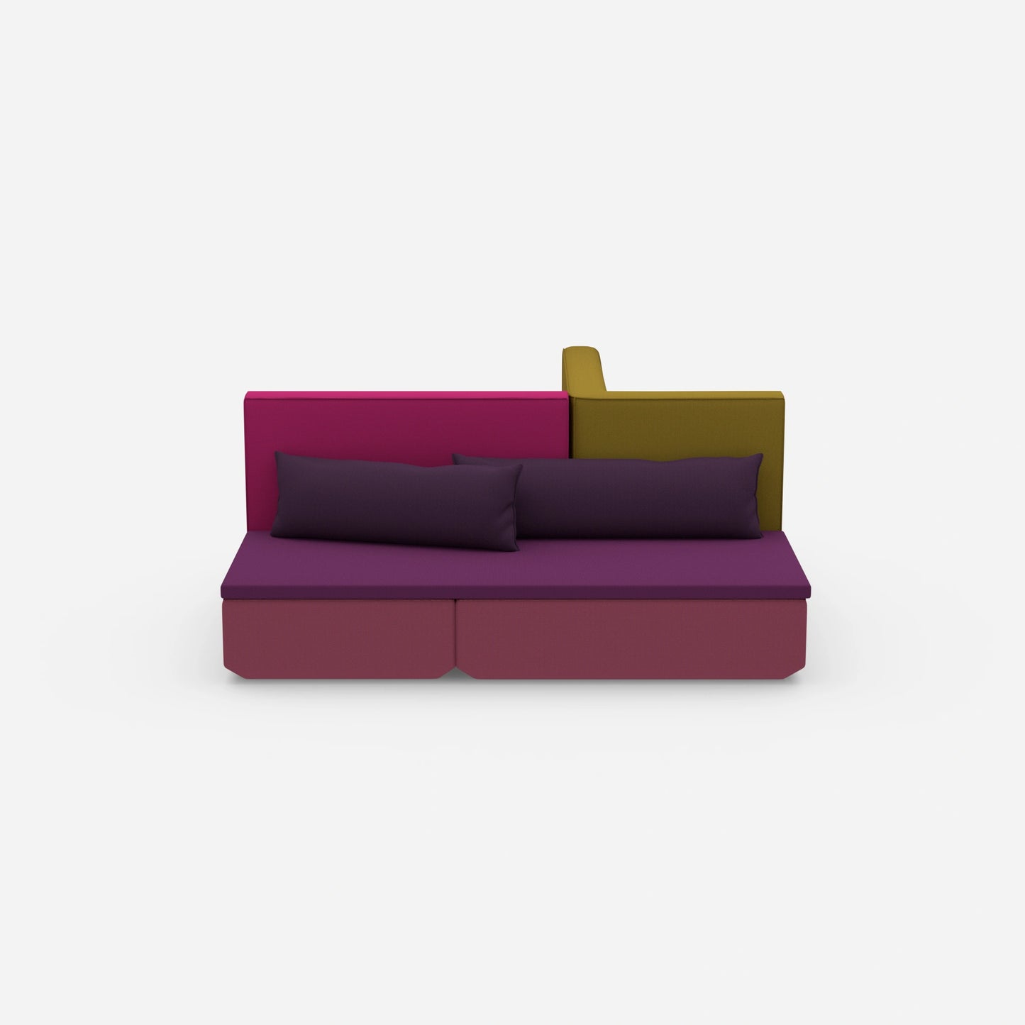 Kompaktes Schlafsofa von vorne