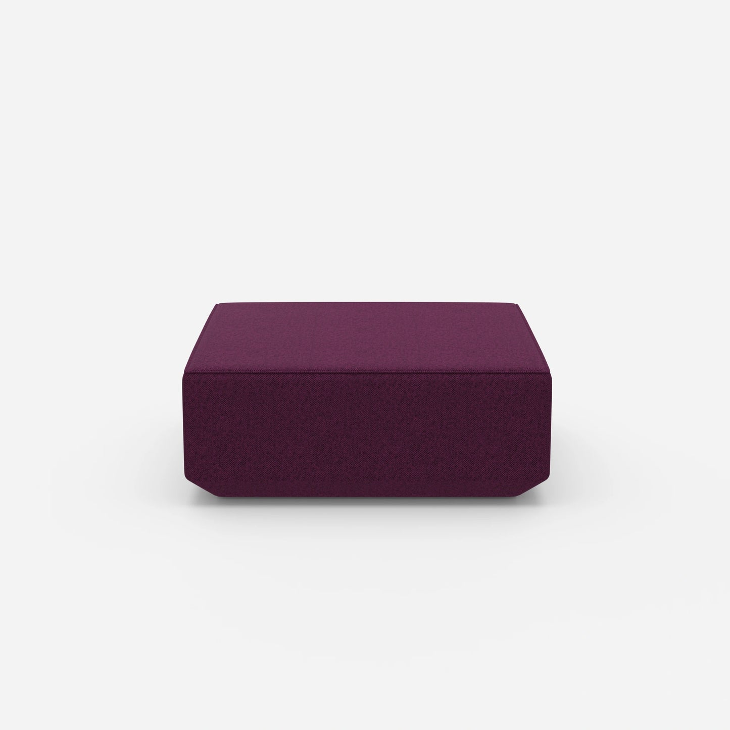 Lila Sitzpouf von vorne