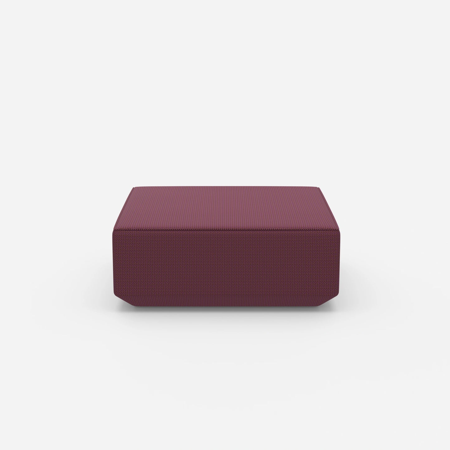 Lila Sitzpouf von vorne