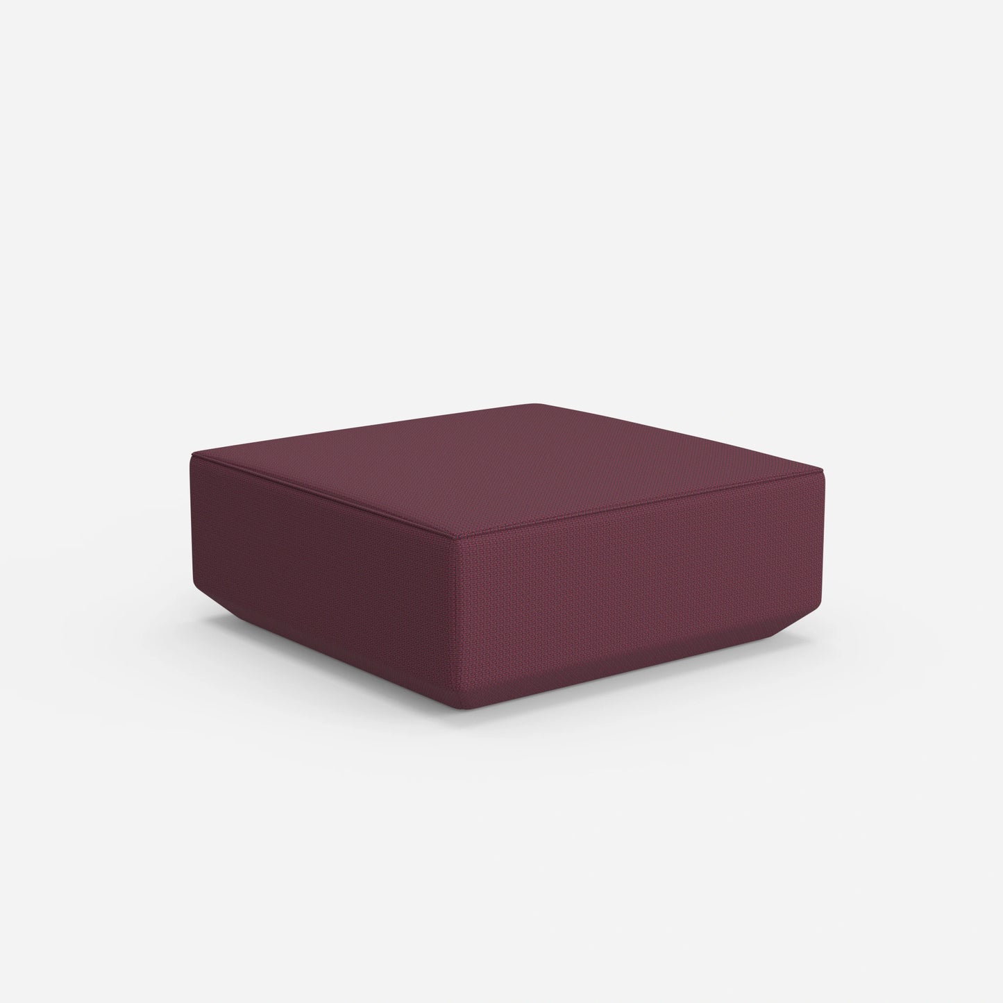 Lila Sitzpouf von hinten